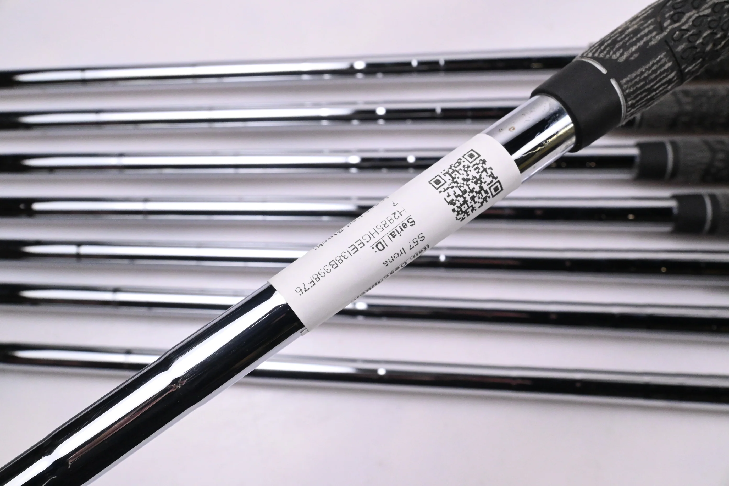 Ping S57 Irons / 3-PW / Blue Dot / Regular Flex Ping AWT Shafts - Image 6