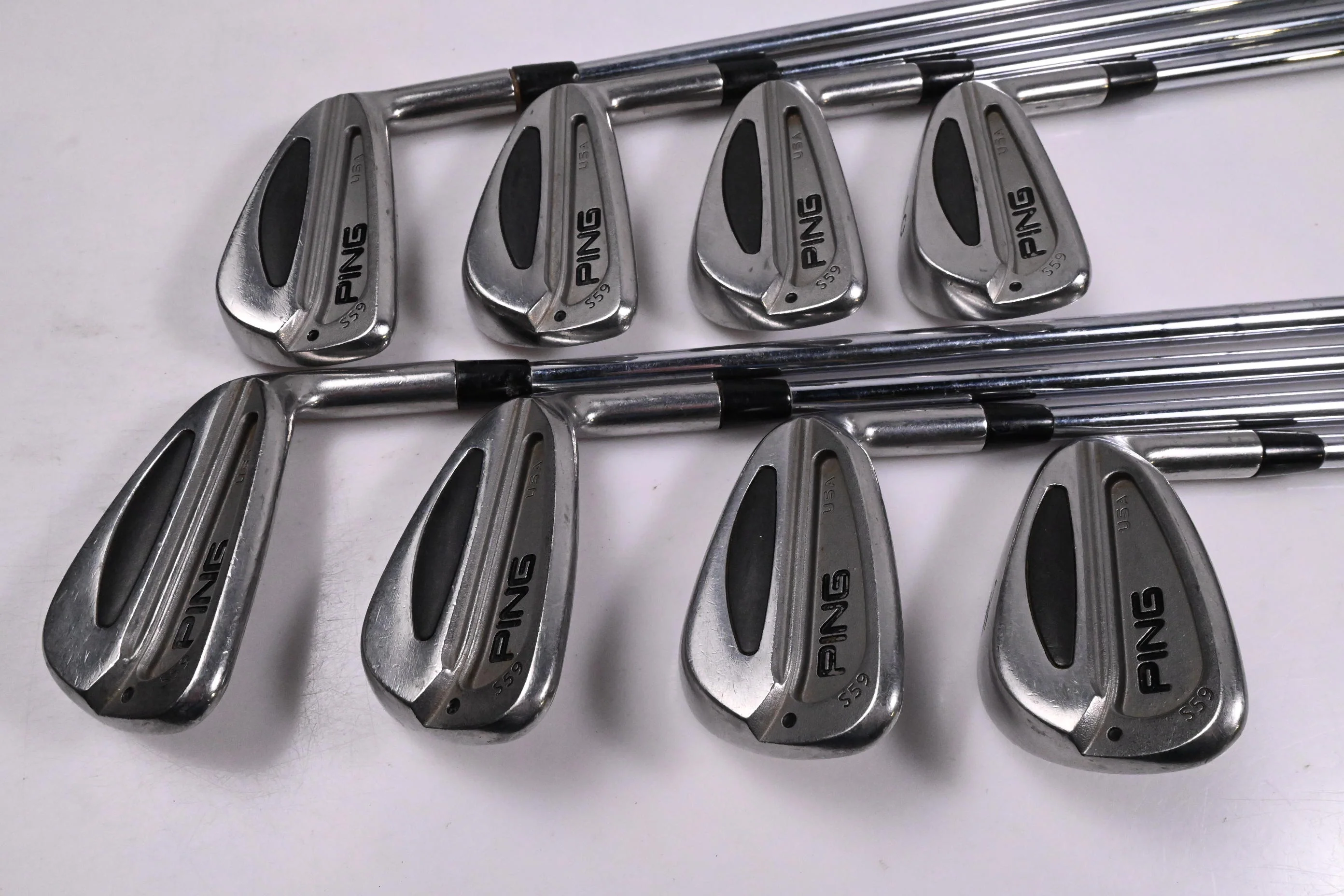 Ping S59 Irons / 3-PW / Black Dot / Regular Flex Ping Shafts - Image 2