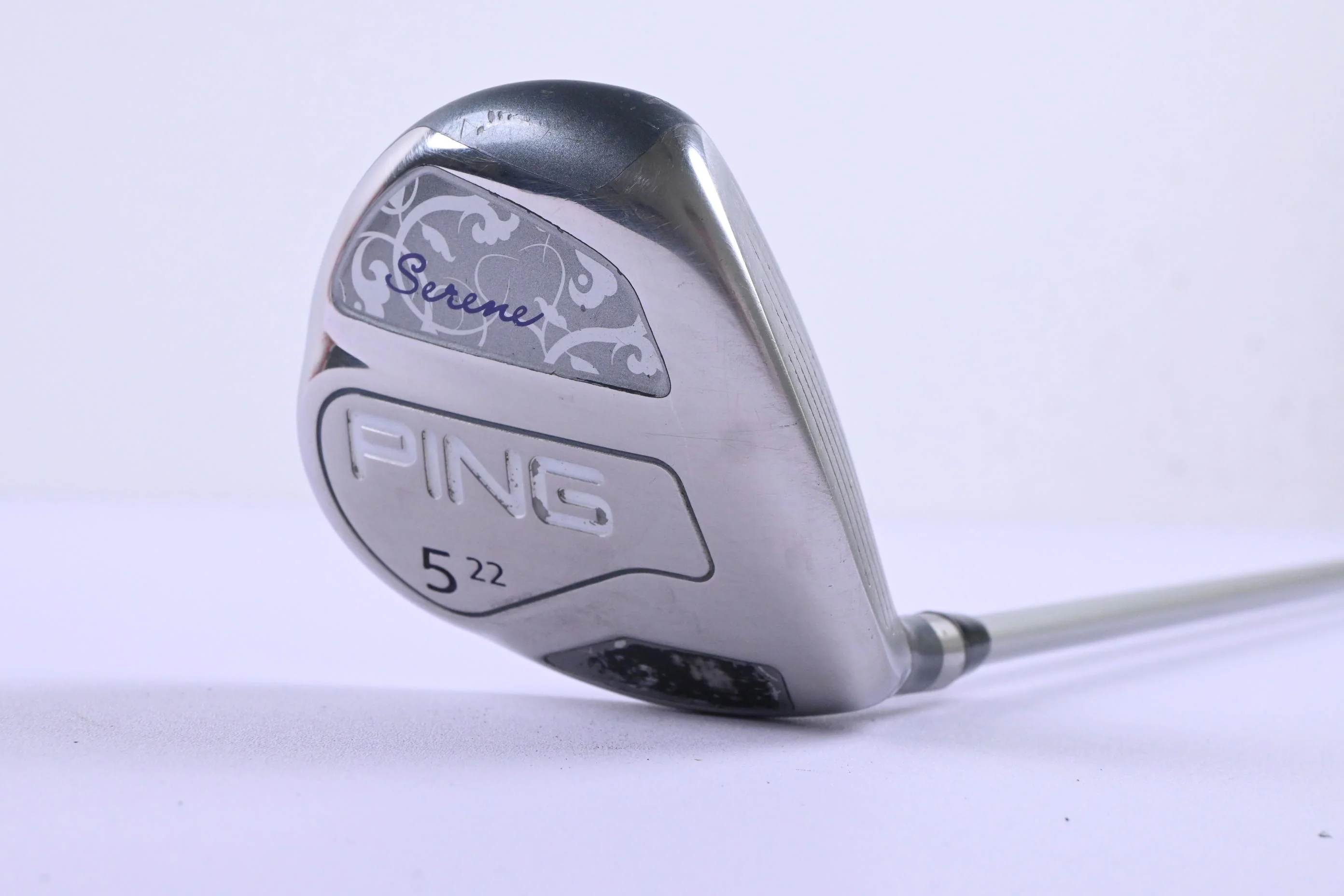 Ladies Ping Serene #5 Wood / 22 Degree / Ladies Flex Ping ULT 210 Lite Shaft