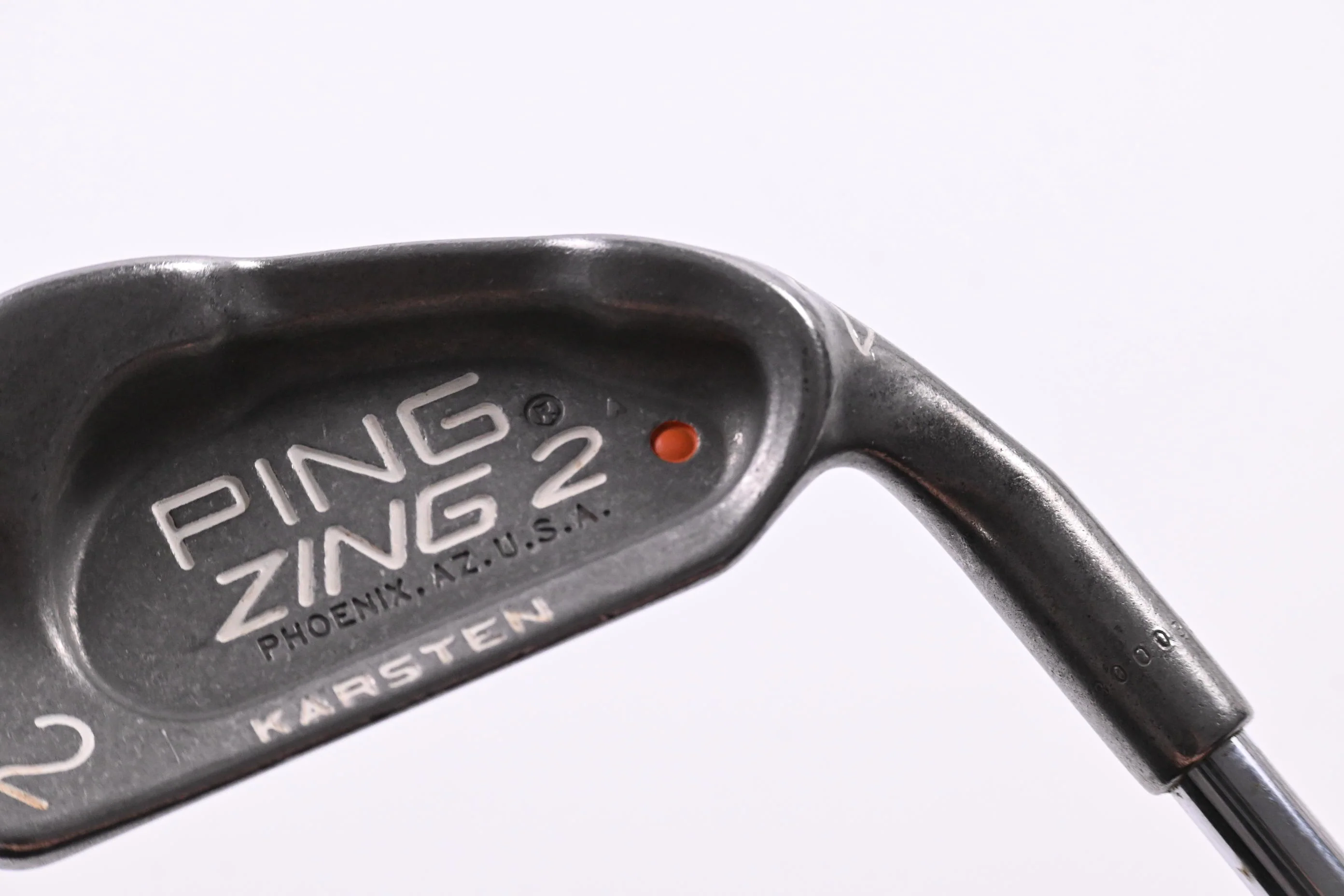 Ping Zing 2 #2 Iron / 18 Degree / Orange Dot / Regular Flex Ping Karsten Shaft - Image 2