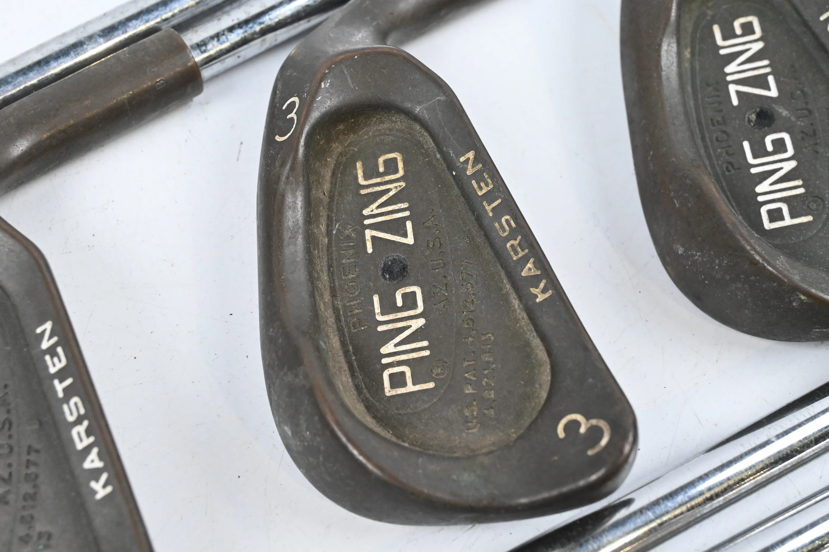 Ping Zing BeCu Irons / 1-9i / Black Dot / Stiff Flex Ping JZ Shafts