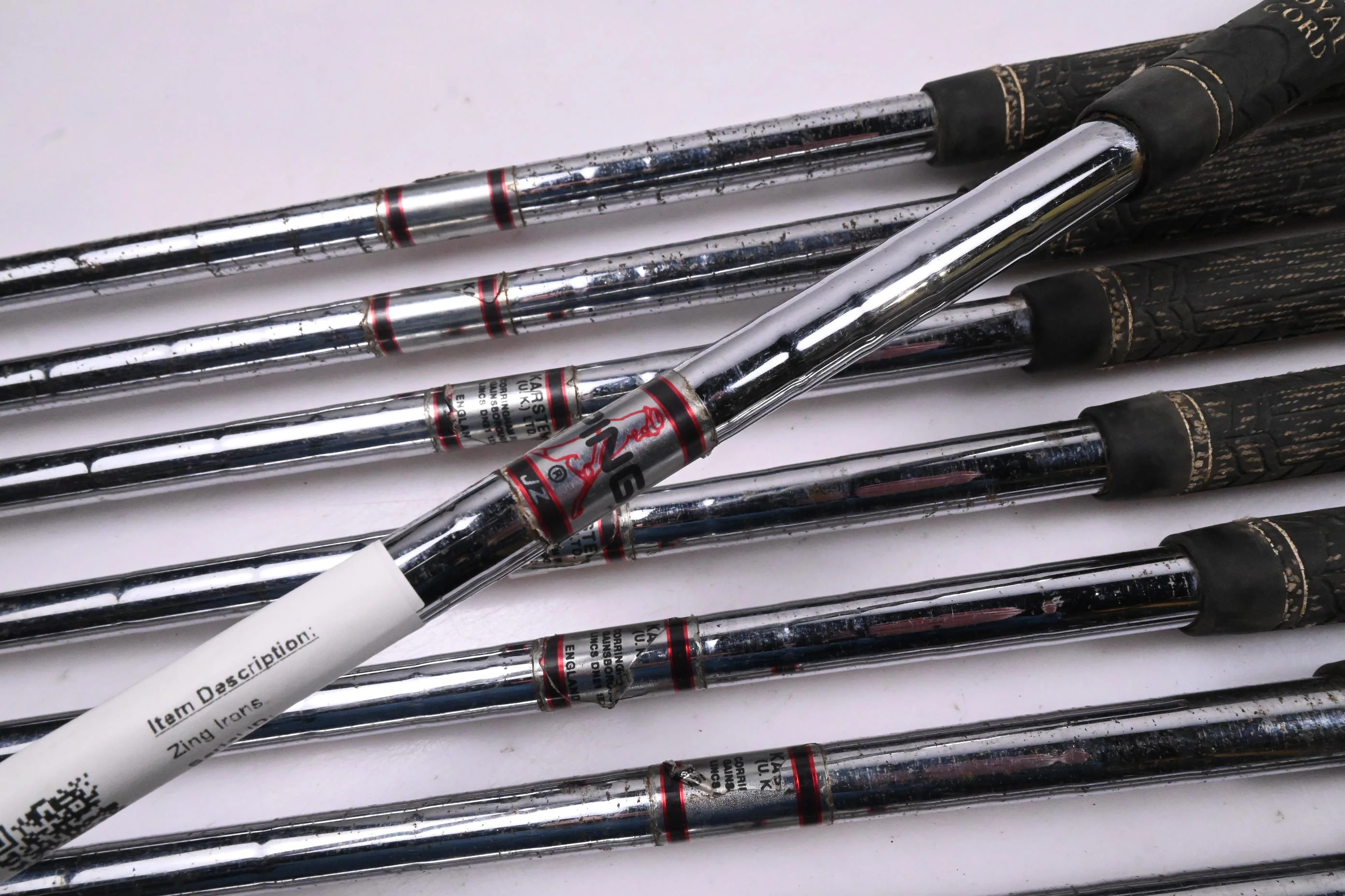 Ping Zing Irons / 3-PW+SW / Black Dot / Stiff Flex Ping JZ Shafts - Image 5