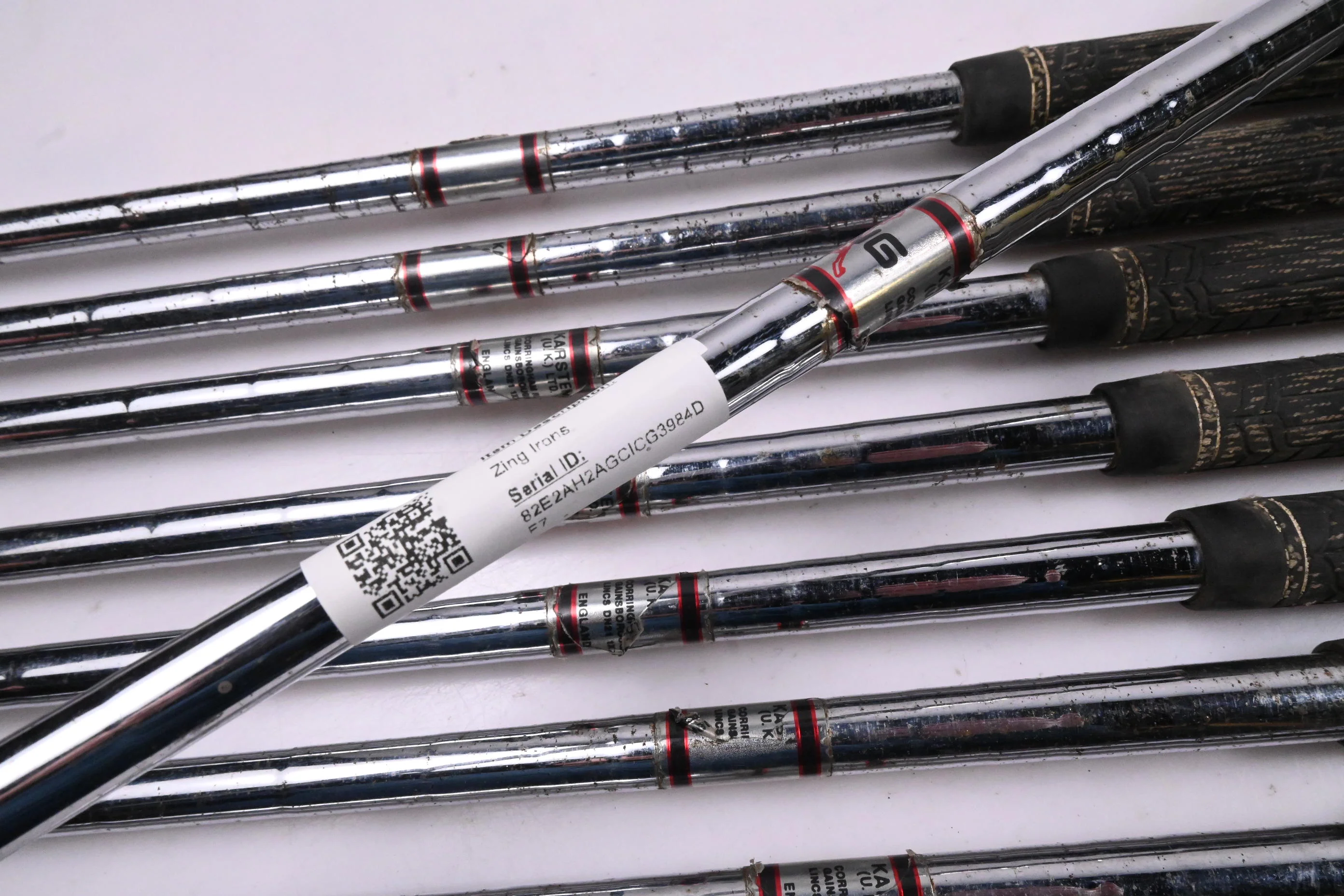 Ping Zing Irons / 3-PW+SW / Black Dot / Stiff Flex Ping JZ Shafts - Image 6