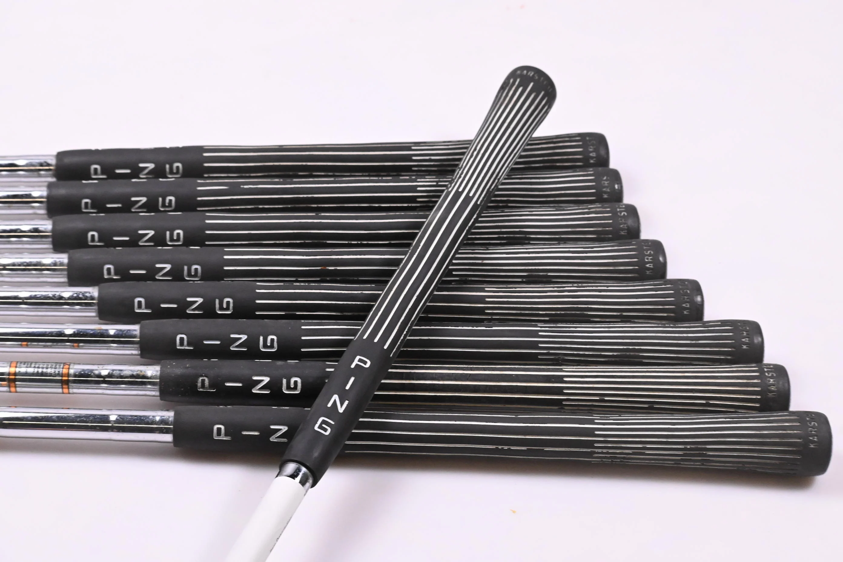 Ping Zing Irons / 3-PW+SW / Black Dot / Stiff Flex Ping KT-M Shafts - Image 7