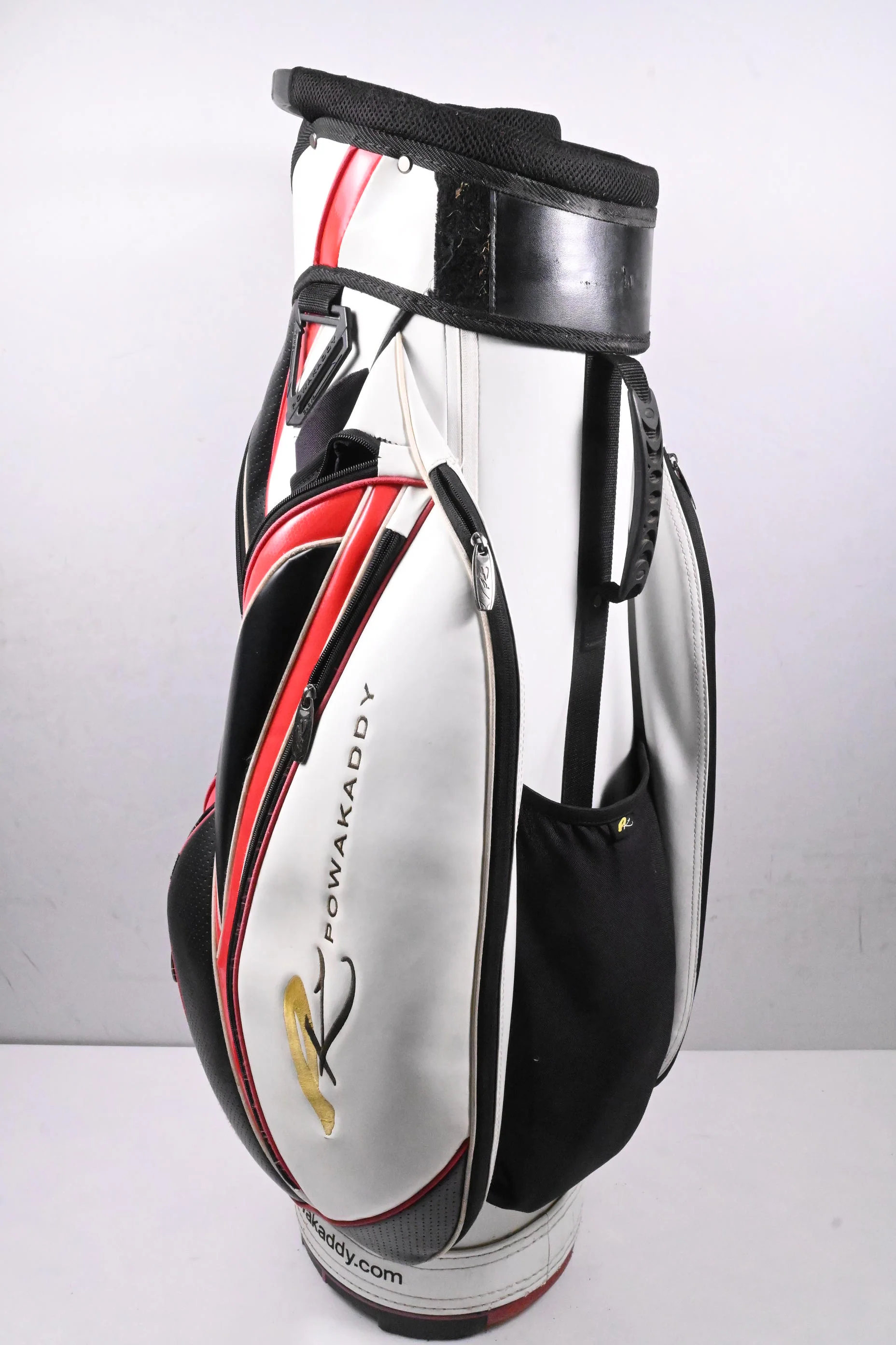 Powakaddy Cart Bag / 14-Way Divider / White, Black, Red - Image 6