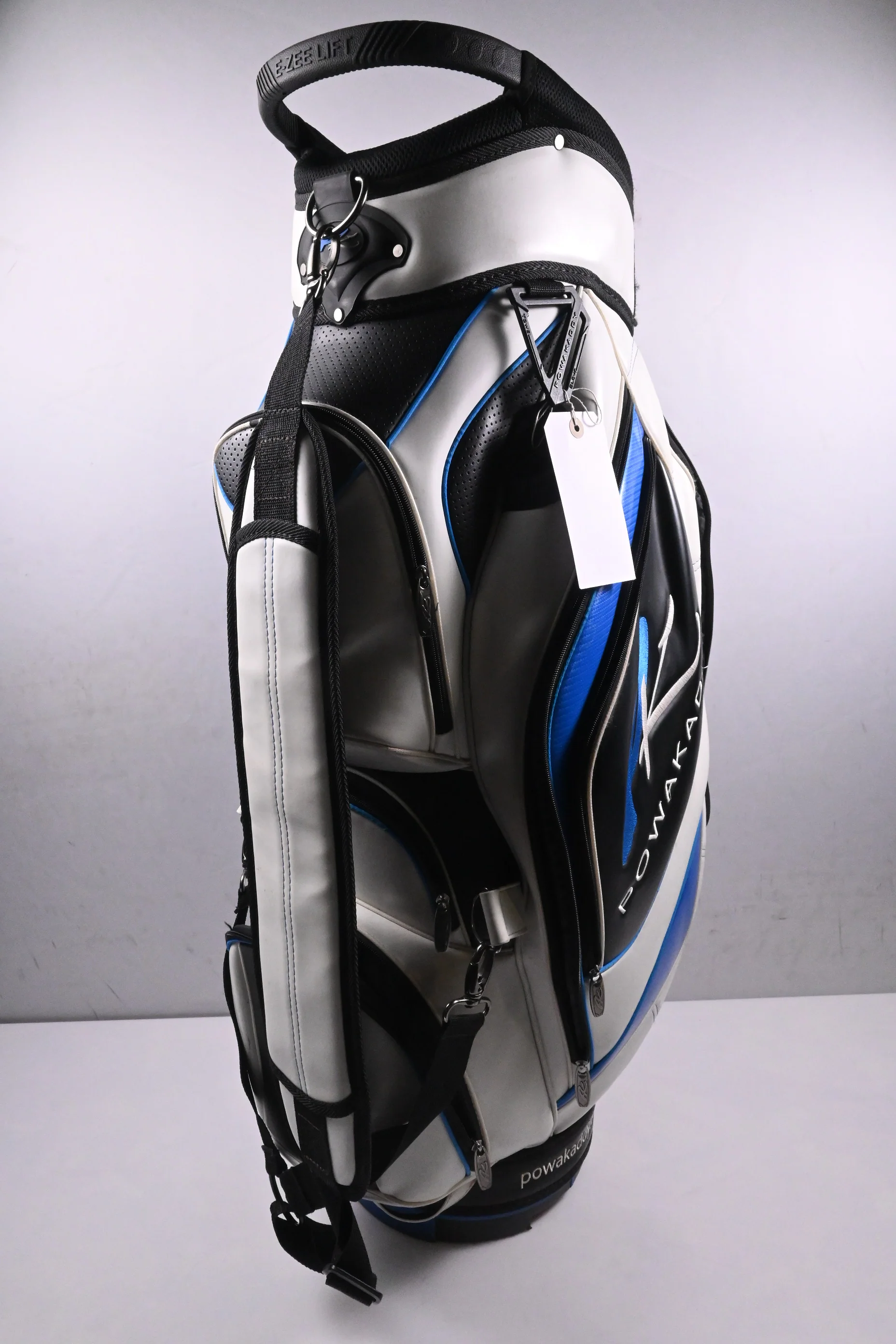 Powakaddy Cart Bag / 14-Way Divider / White, Black - Image 4