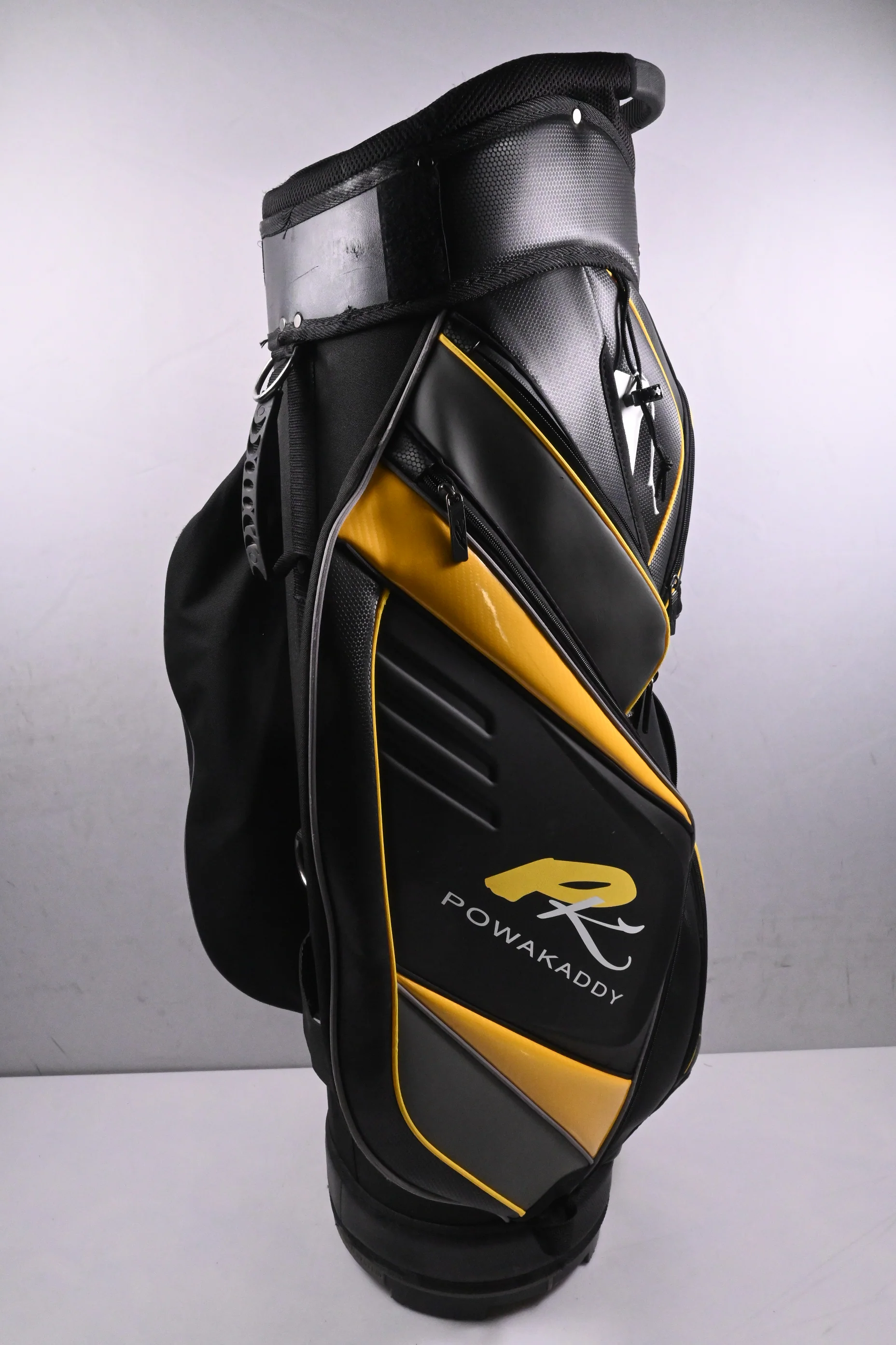 Powakaddy Premium Edition Cart Bag / 14-Way Divider / Black, Yellow - Image 3