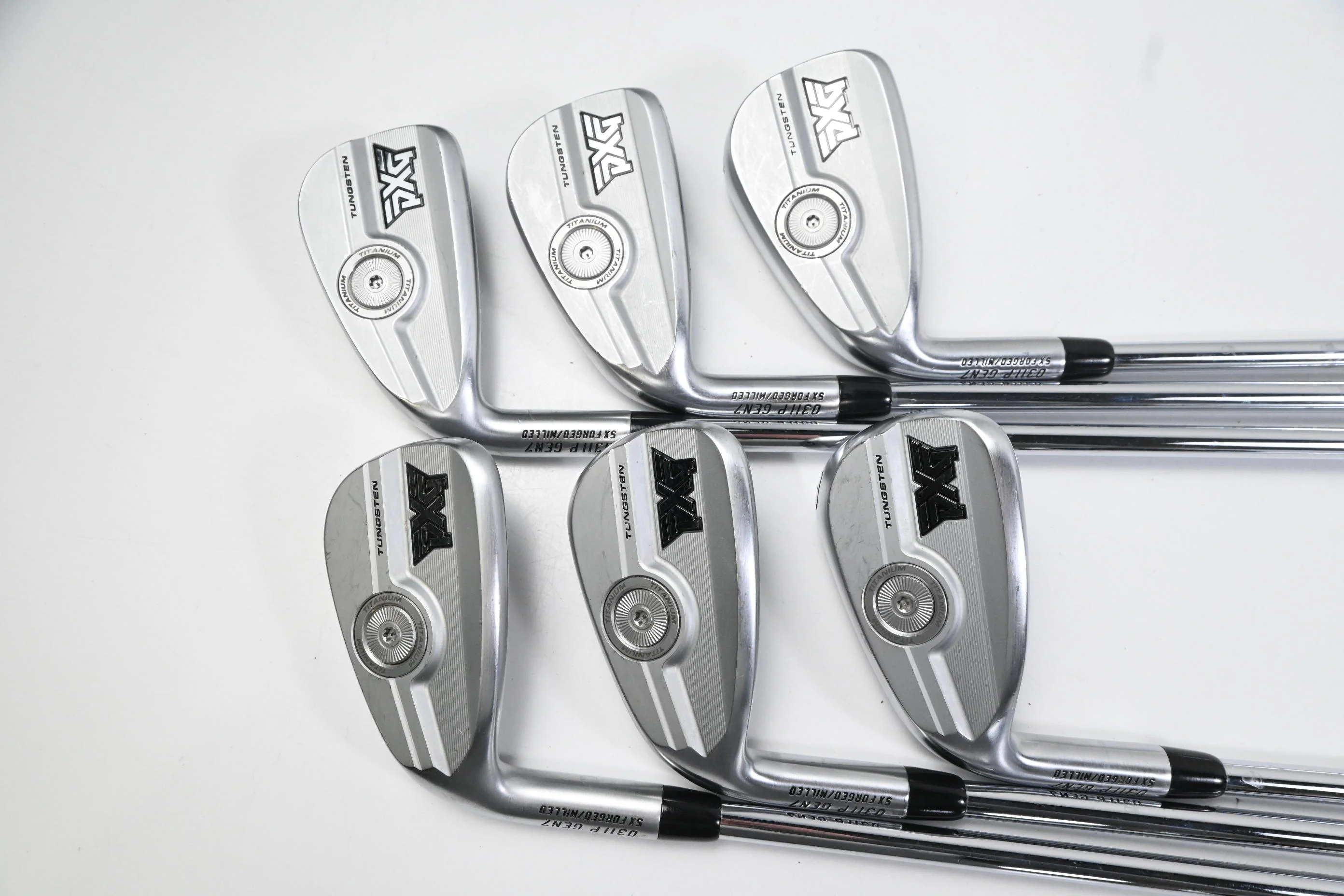 Left Hand PXG 0311 P Gen7 Irons / 6-PW+GW / Stiff Flex Elevate MPH 95 Shafts - Image 2