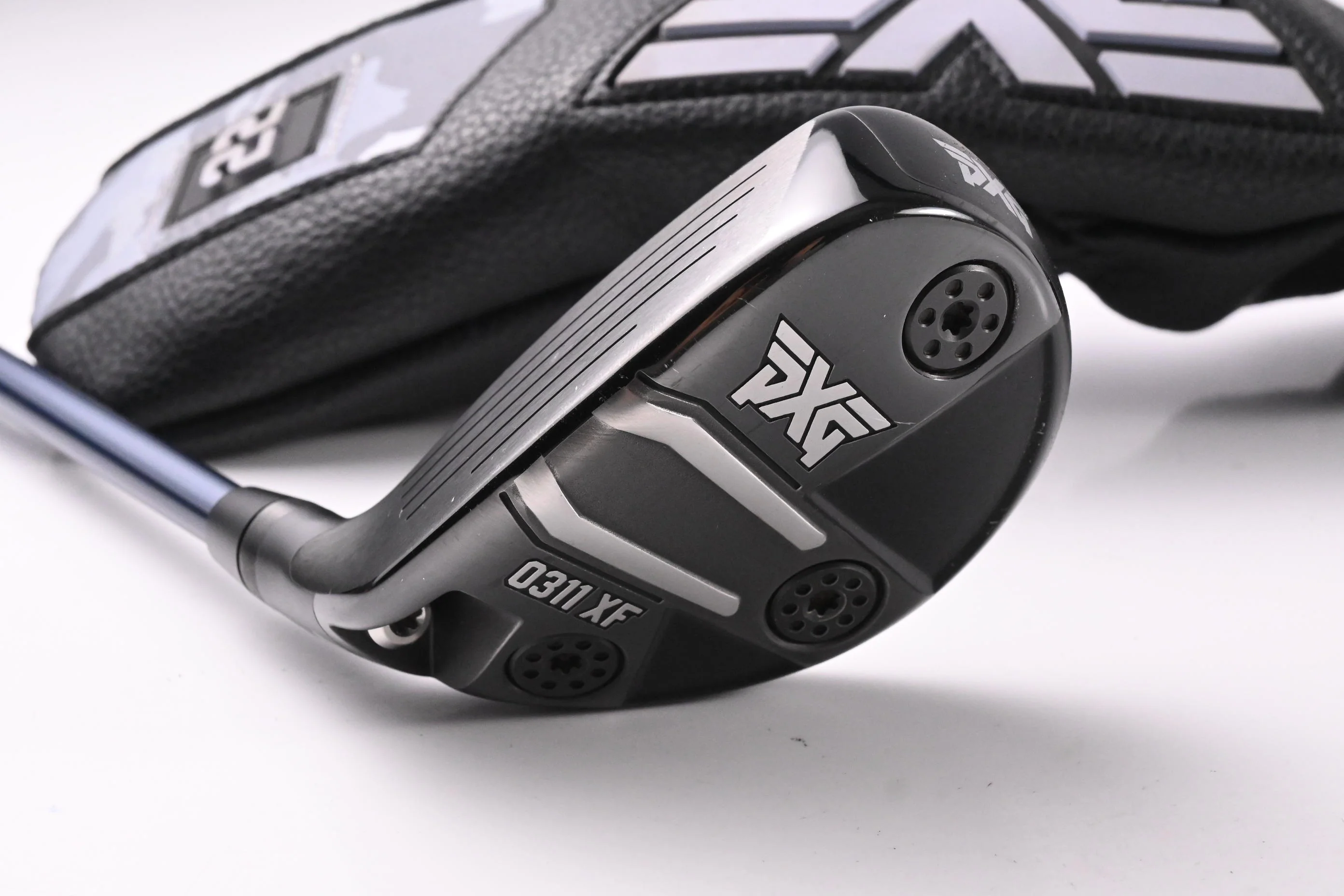 Left Handed PXG 0311 XF Gen5 #4 Hybrid / 22 Degree / Regular Flex Denali Blue 80 Shaft