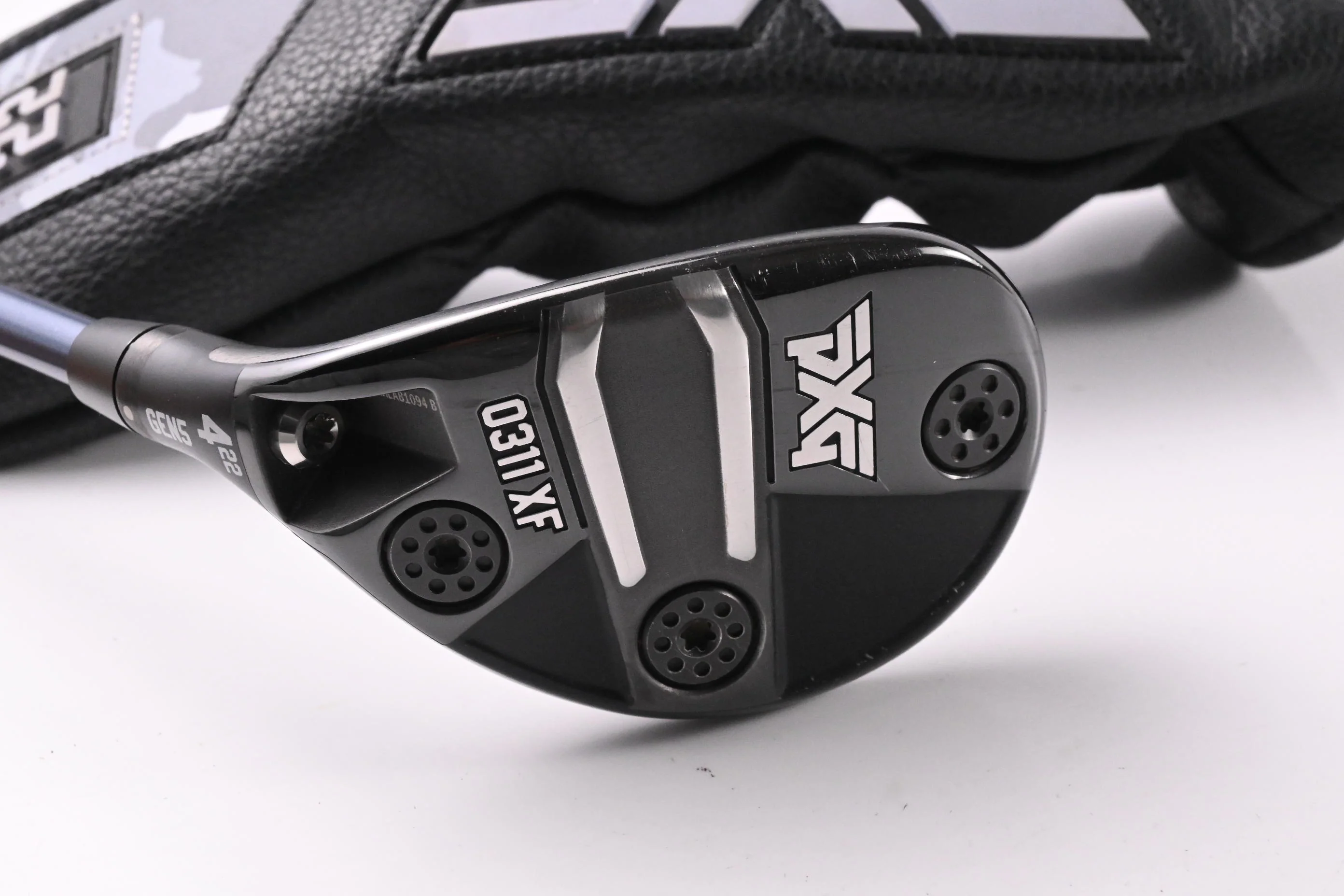 Left Handed PXG 0311 XF Gen5 #4 Hybrid / 22 Degree / Regular Flex Denali Blue 80 Shaft - Image 2