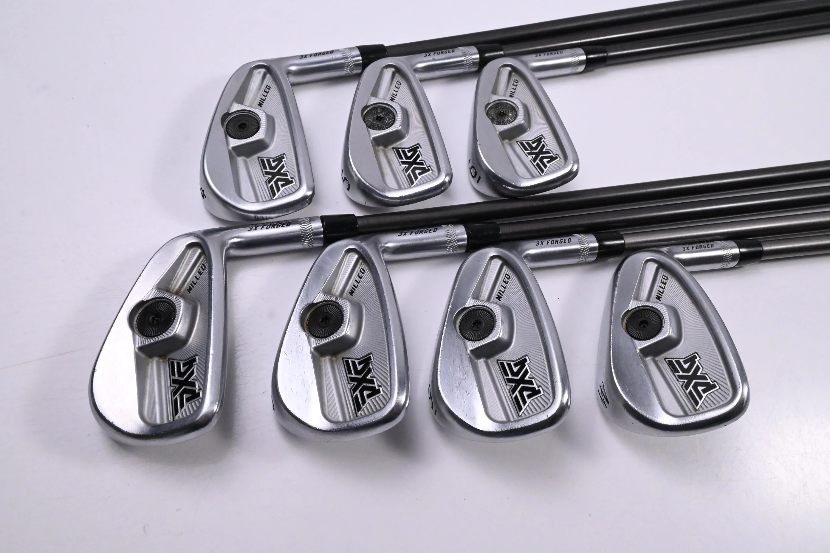 PXG 0317 CB Milled Irons / 4-PW / Stiff Flex Aerotech SteelFiber i95 Shafts - Image 2
