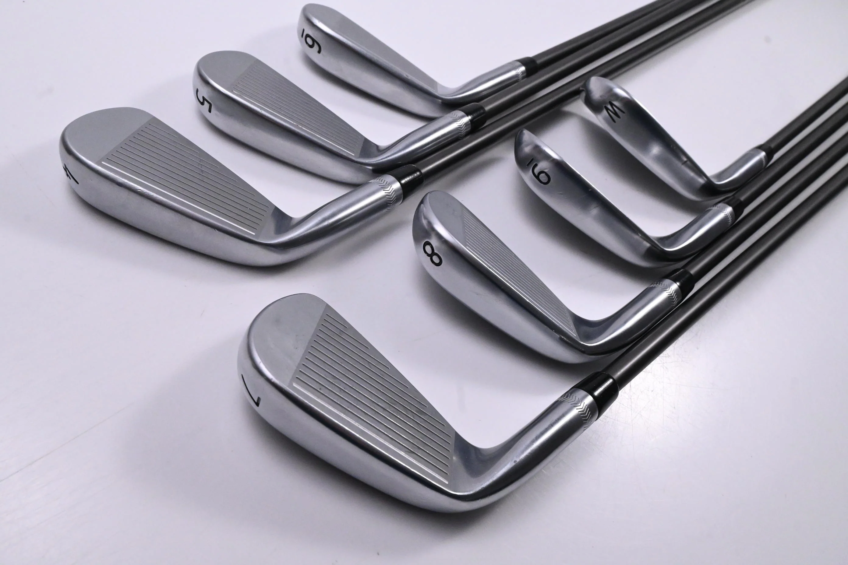 PXG 0317 CB Milled Irons / 4-PW / Regular Flex Steelfiber i70 Black Label Shafts - Image 4