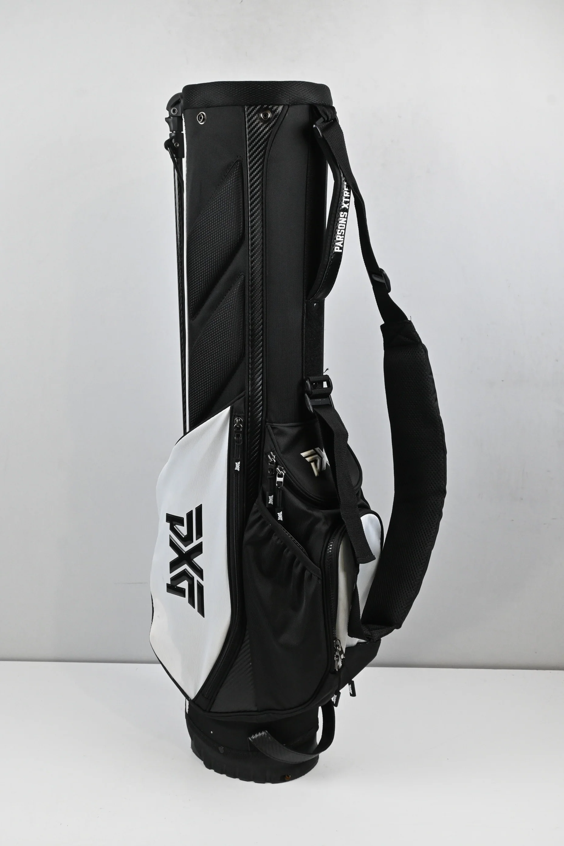 PXG Parsons Xtreme Stand Bag / 2-Way Divider / Black, White - Image 2