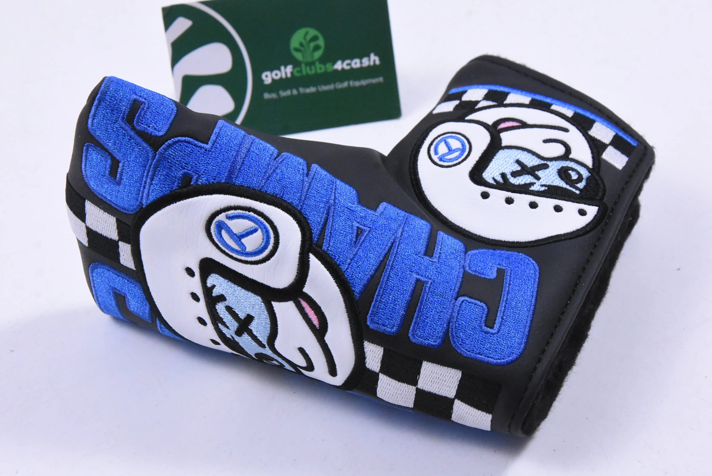 Scotty Cameron Circle T Champs Choice Putter Cover / Mid-Mallet / Black & Blue