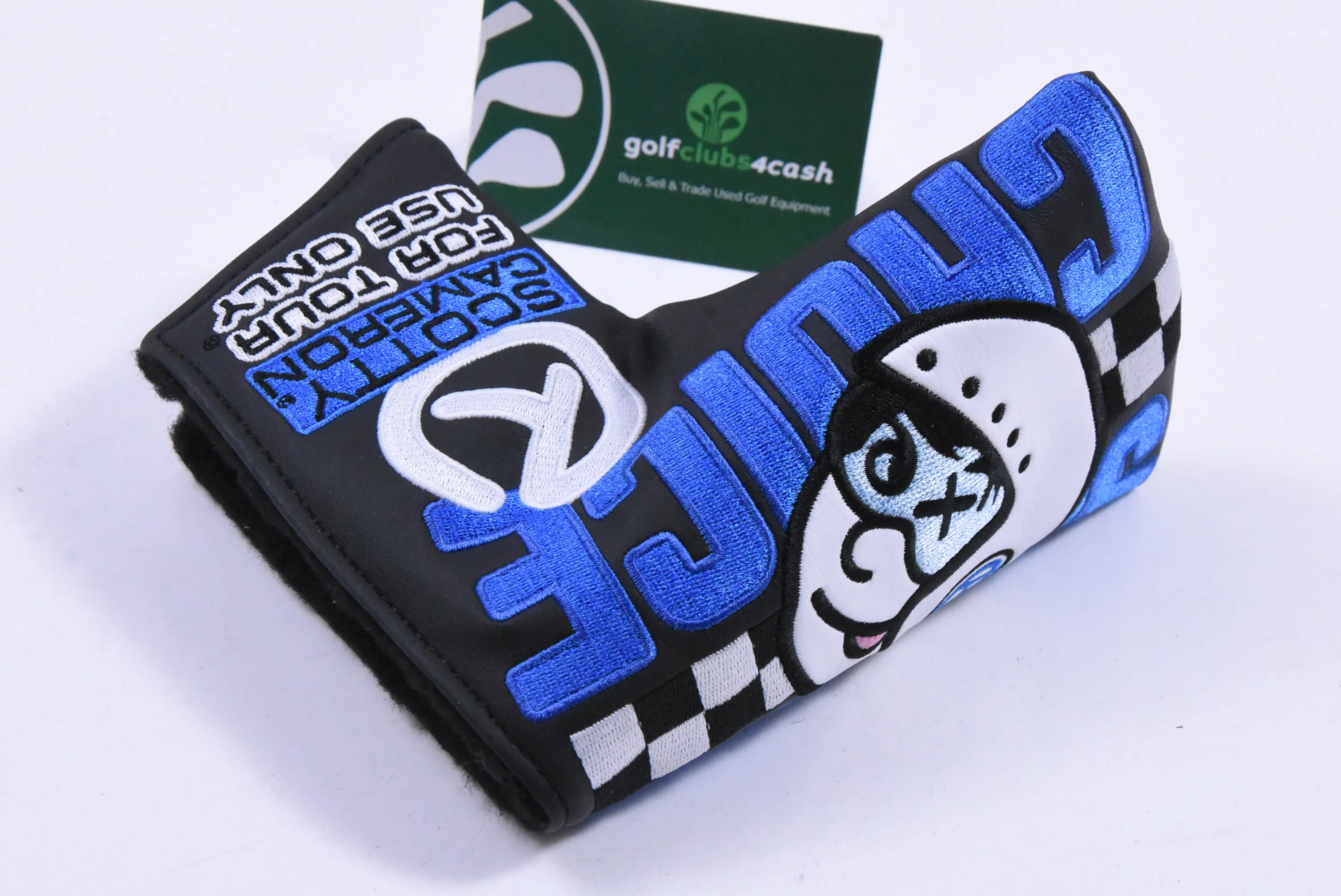 Scotty Cameron Circle T Champs Choice Putter Cover / Mid-Mallet / Black & Blue - Image 2