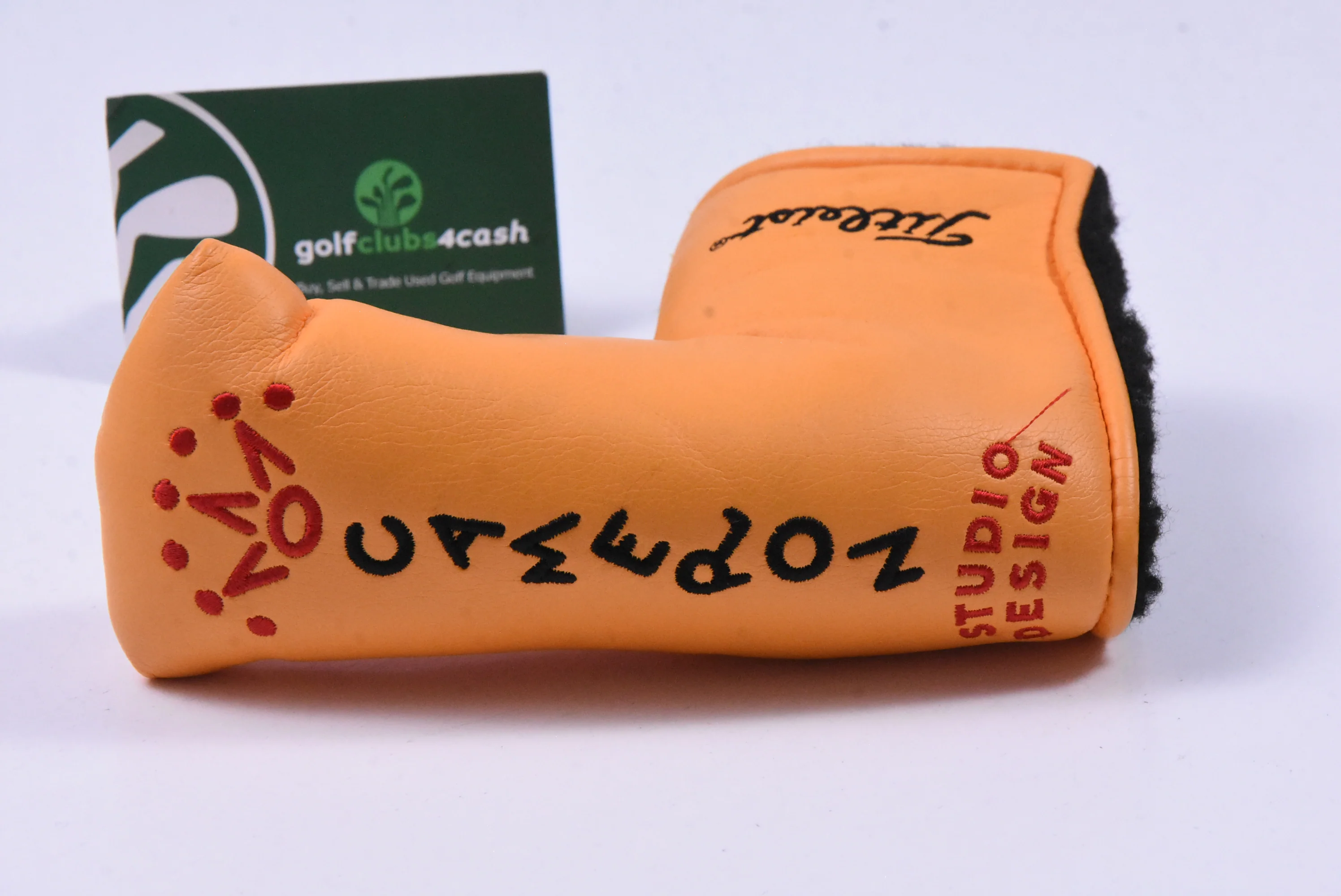 Scotty Cameron Circle T 2001 Studio Design Putter Cover / Blade / Yellow - Image 5
