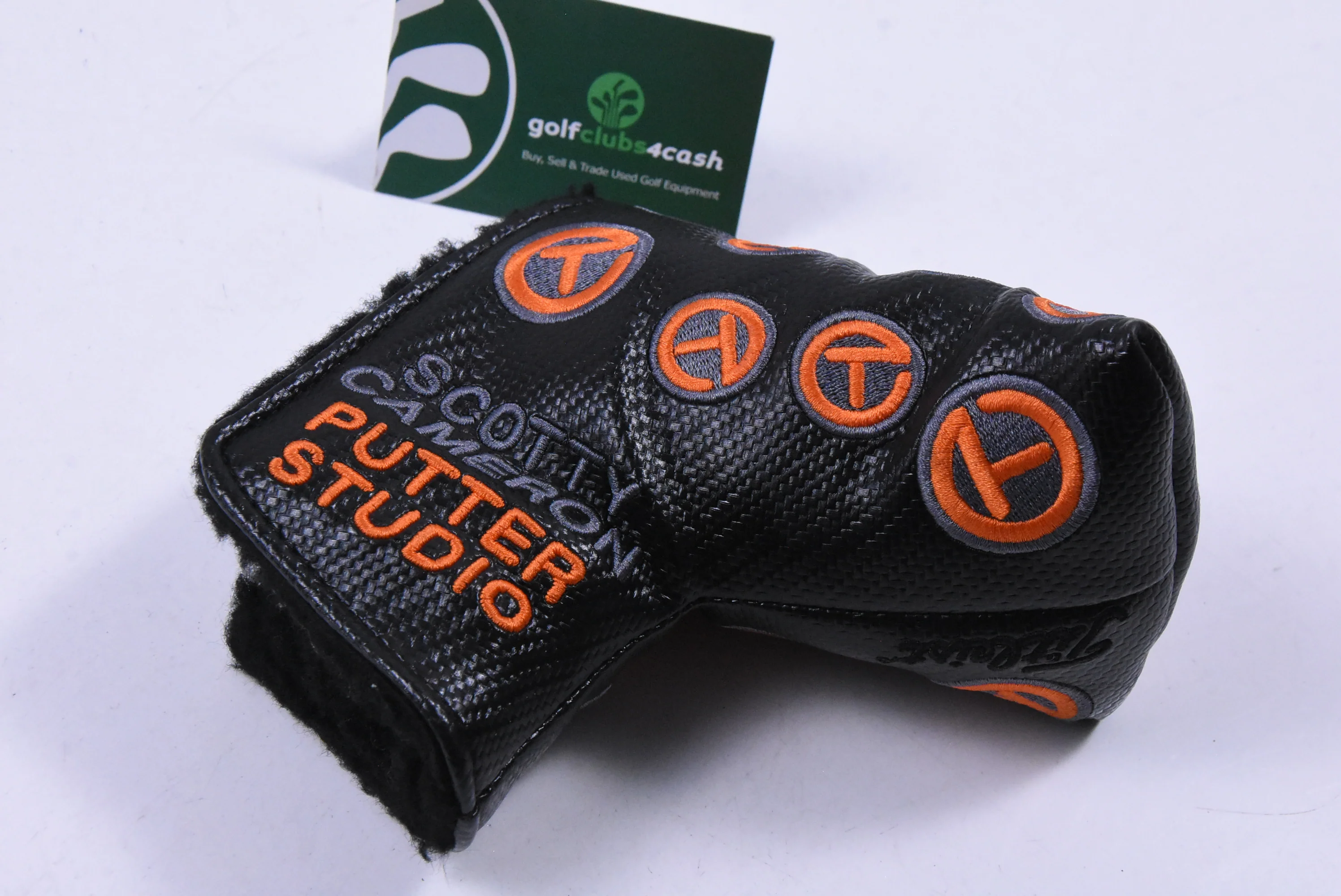 Scotty Cameron Circle T Orange Dancing Putter Cover / Mid-Mallet / Black - Image 3
