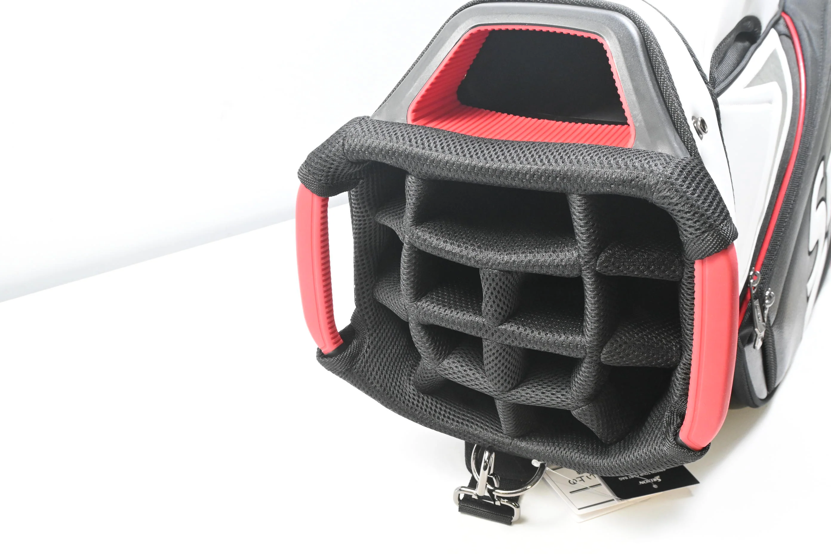 Srixon Cart Bag / 14-Way Divider / White, Black, Red - Image 5