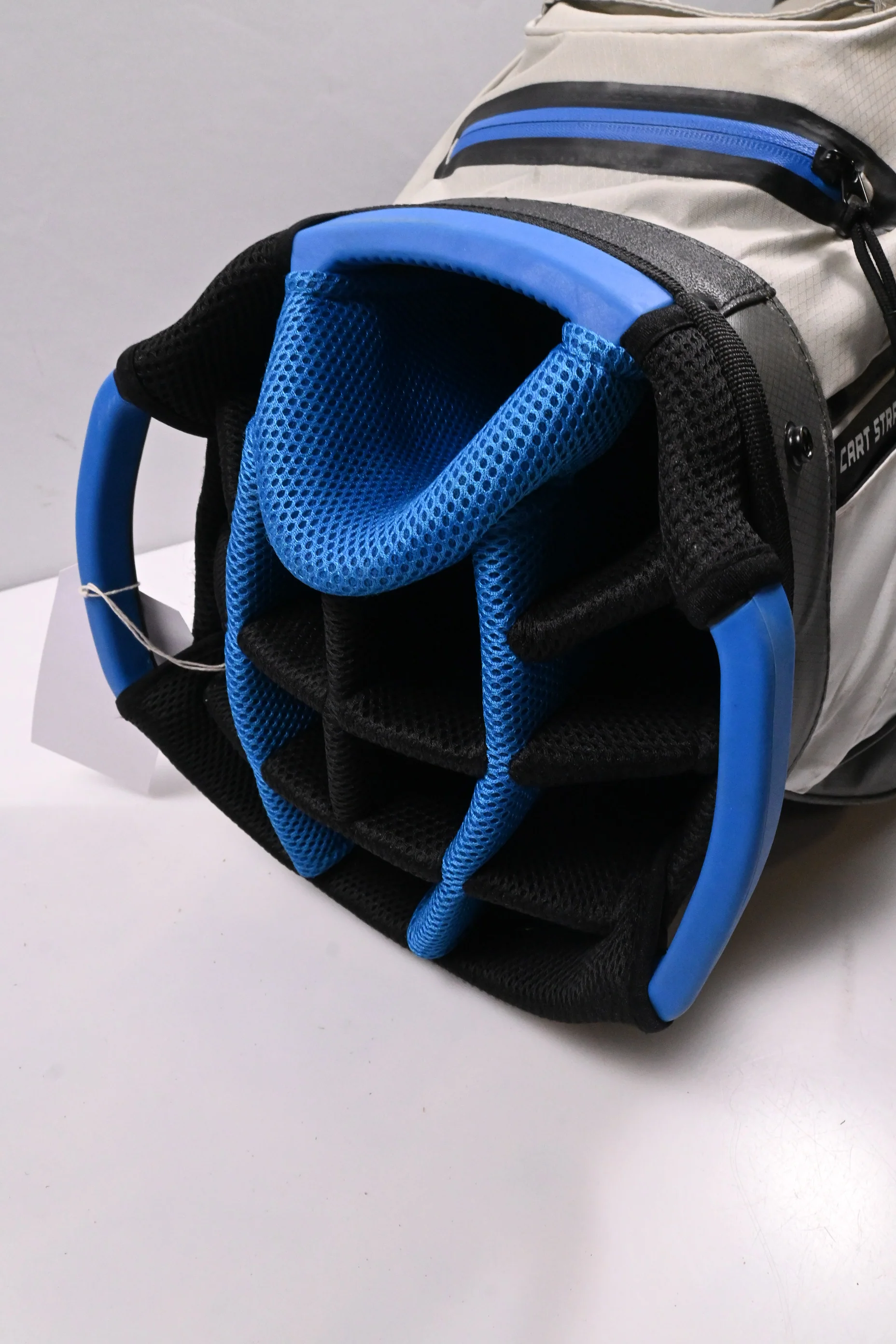Srixon Waterproof Cart Golf Bag / 14-Way Divider / Blue, Grey & White - Image 6