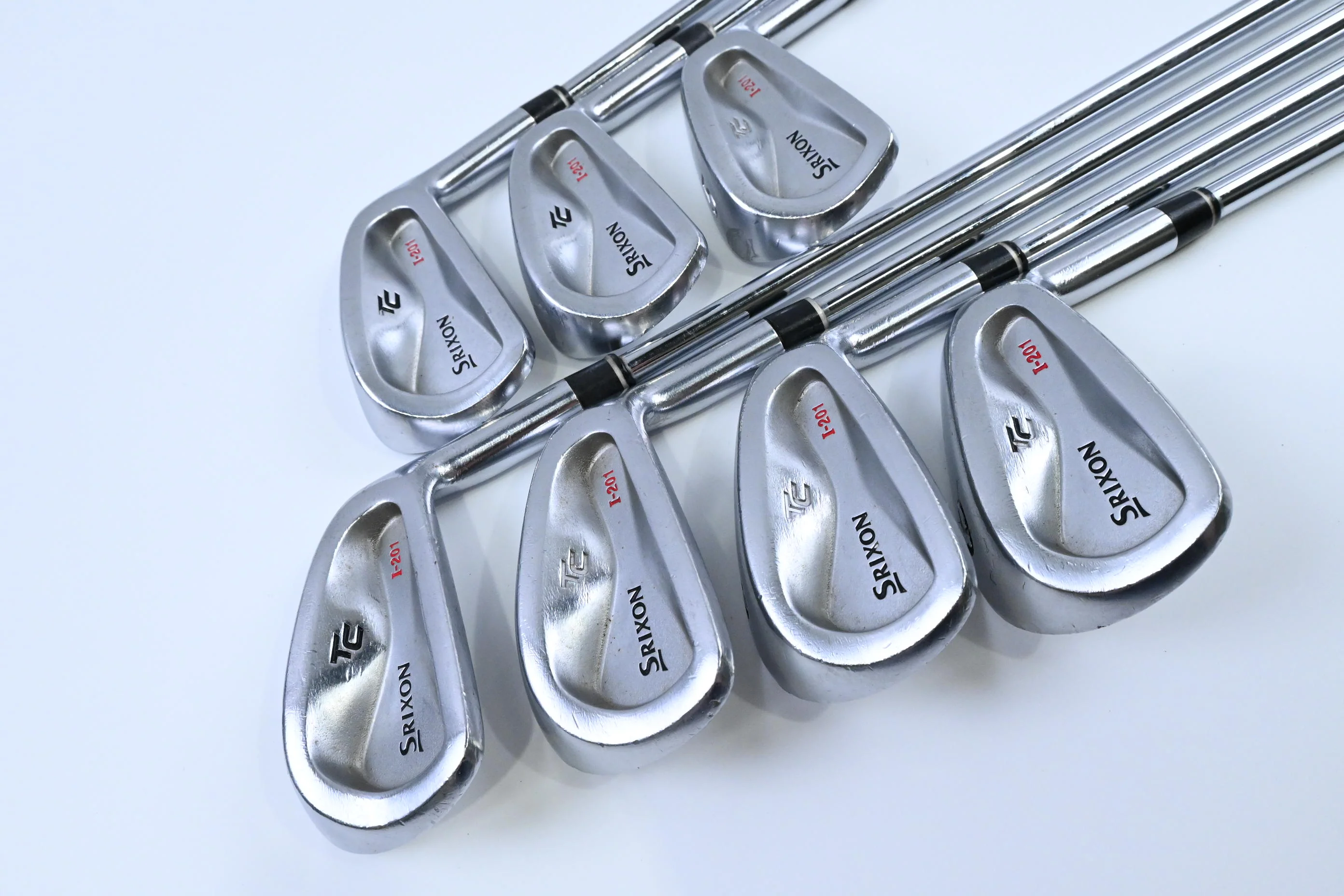 Srixon I-201 Irons / 3-9 / Stiff Flex FCM Rifle Shafts - Image 2