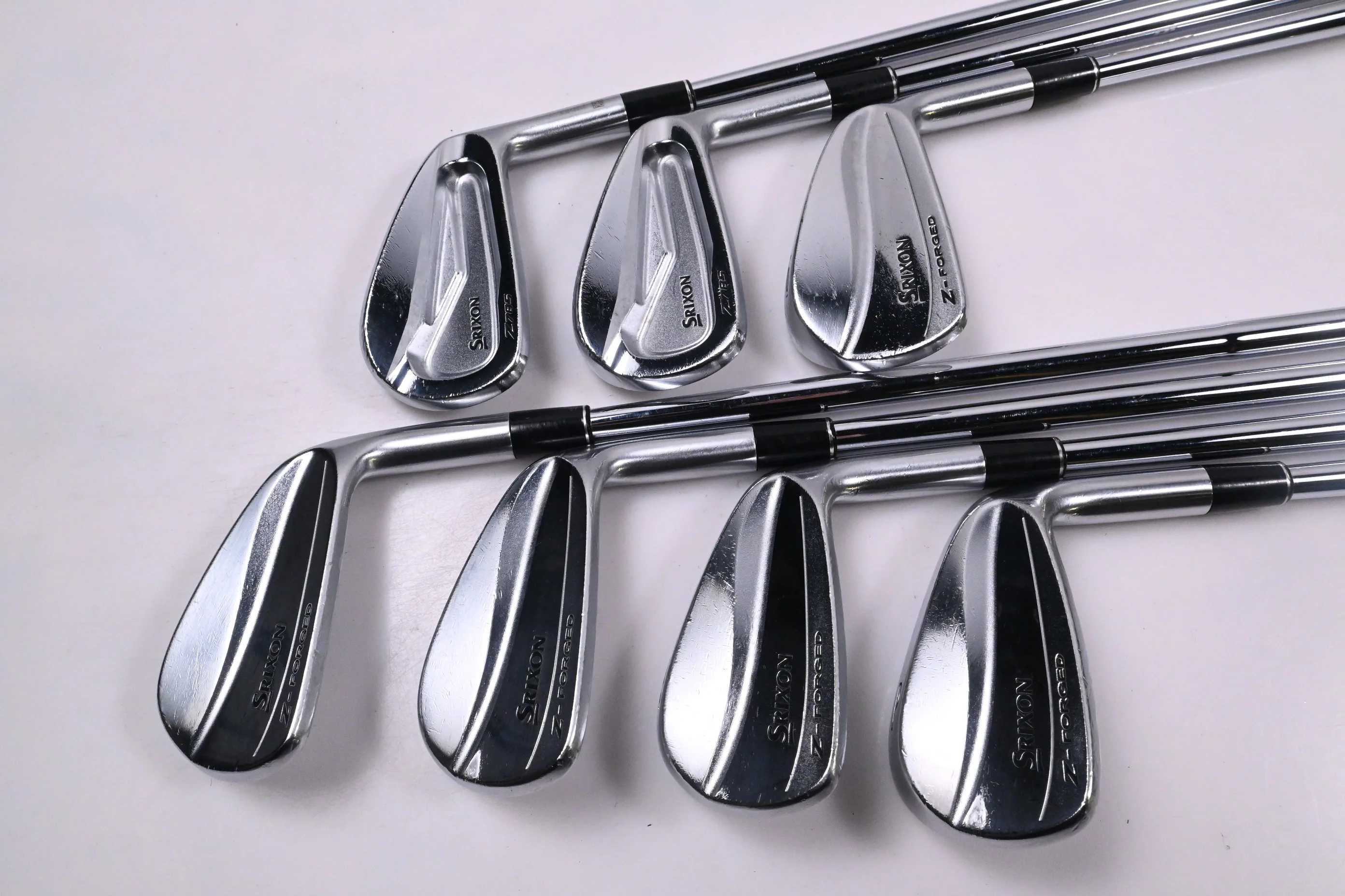 Srixon Z-785/Z-Forged Irons / 4-PW / Stiff Flex Dynamic Gold SL S300 Shafts - Image 2