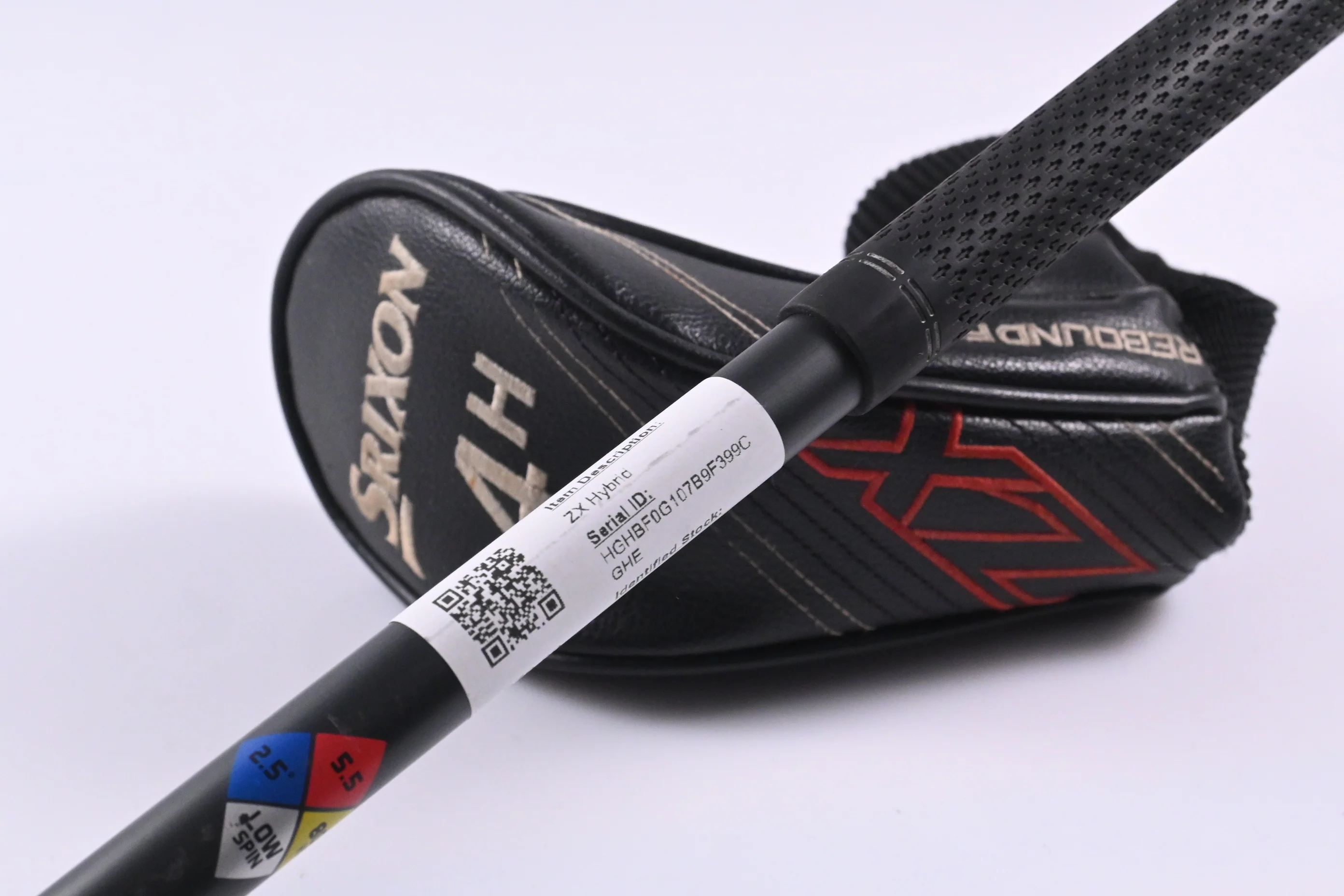 Srixon ZX #4 Hybrid / 22 Degree / Regular Flex HZRDUS Smoke Black 80 Shaft - Image 7