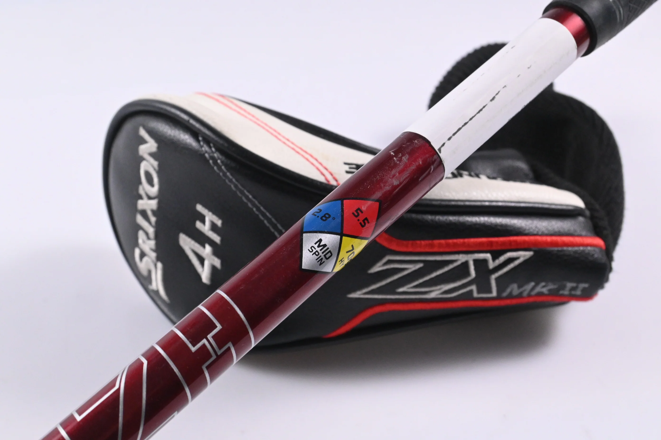 Srixon ZX Mk II 2023 #4 Hybrid / 22 Degree / Regular Flex HZRDUS Smoke RDX Red 70 - Image 6