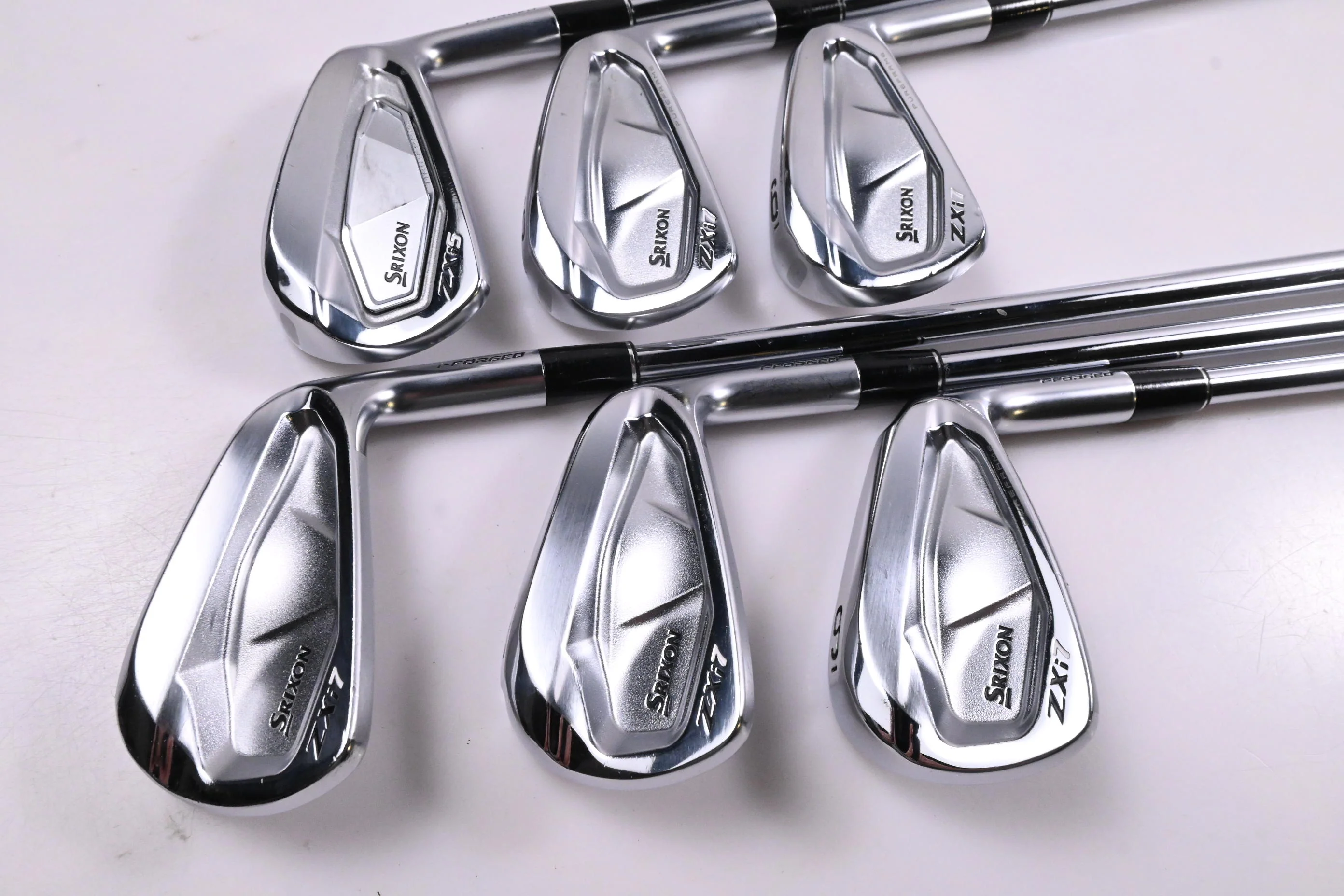 Srixon ZXi5/ZXi7 Irons / 4-9i / Stiff Flex Project X Shafts - Image 2