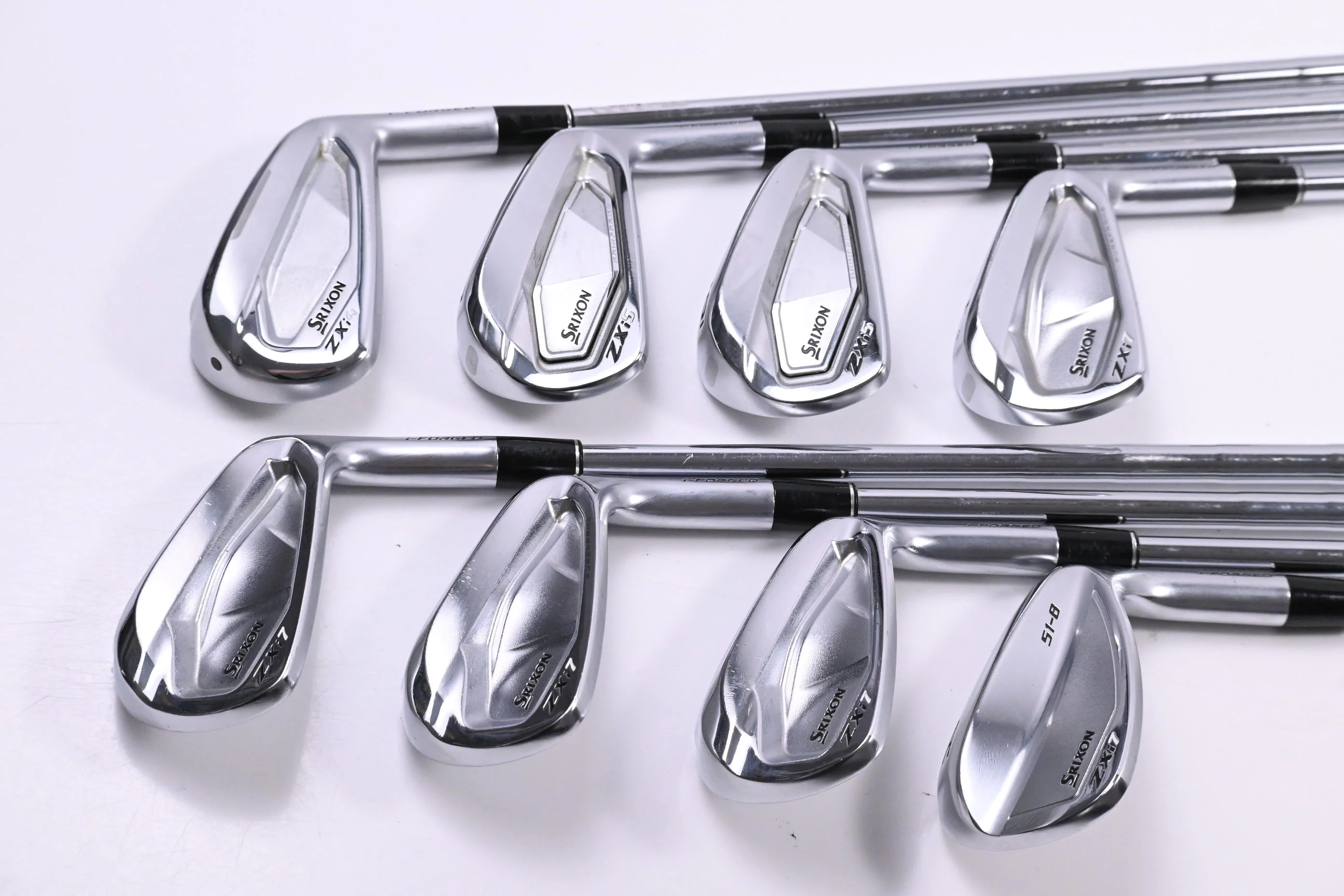 Srixon ZXi7 / ZXi4 / ZXi5 Combo Irons / 4-PW+AW / Stiff Flex KBS Tour Shafts - Image 2
