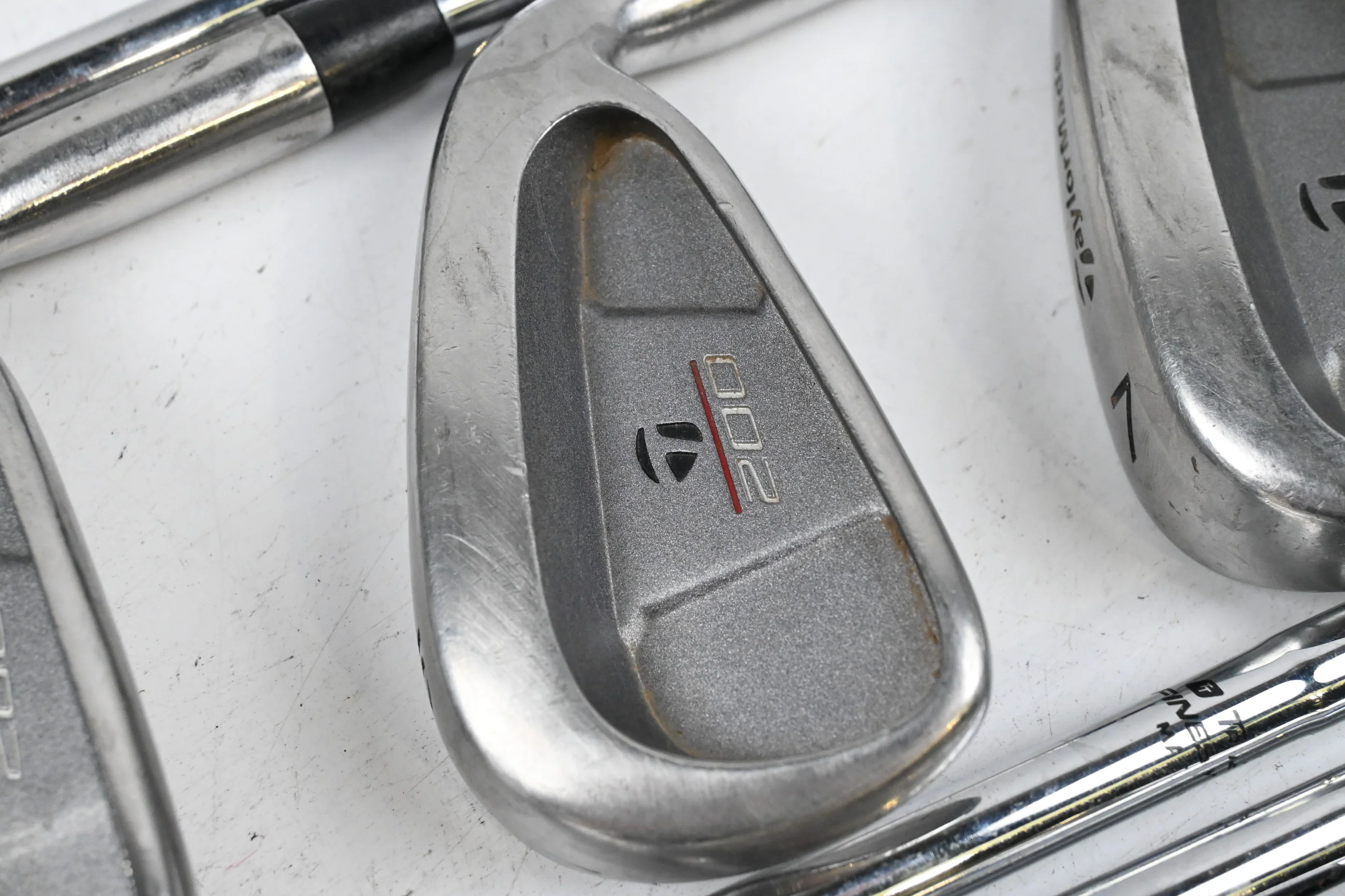 Taylormade 200 Steel Irons / 3-PW / Stiff Flex Taylormade 90 Shafts