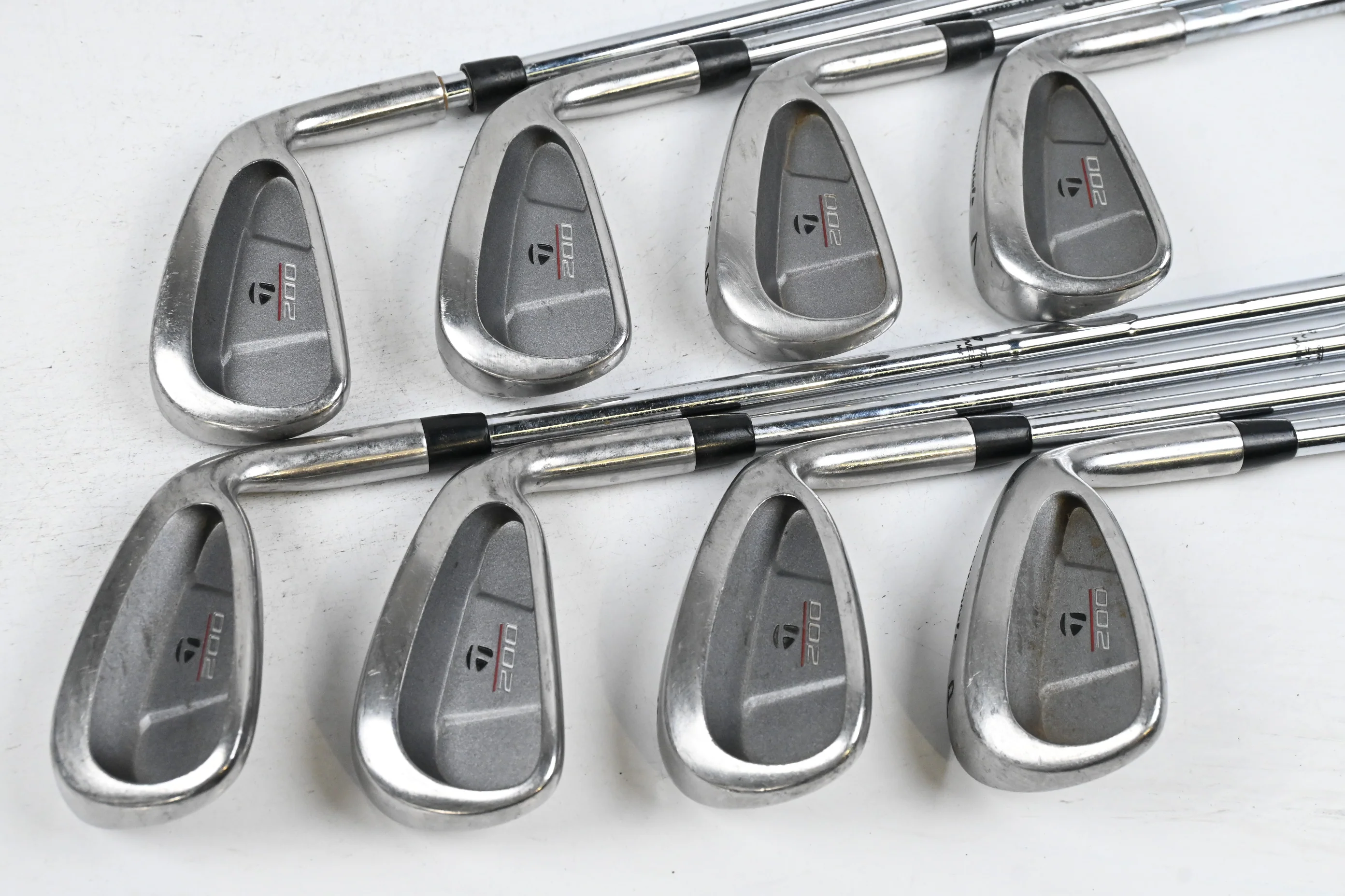 Taylormade 200 Steel Irons / 3-PW / Stiff Flex Taylormade 90 Shafts - Image 2
