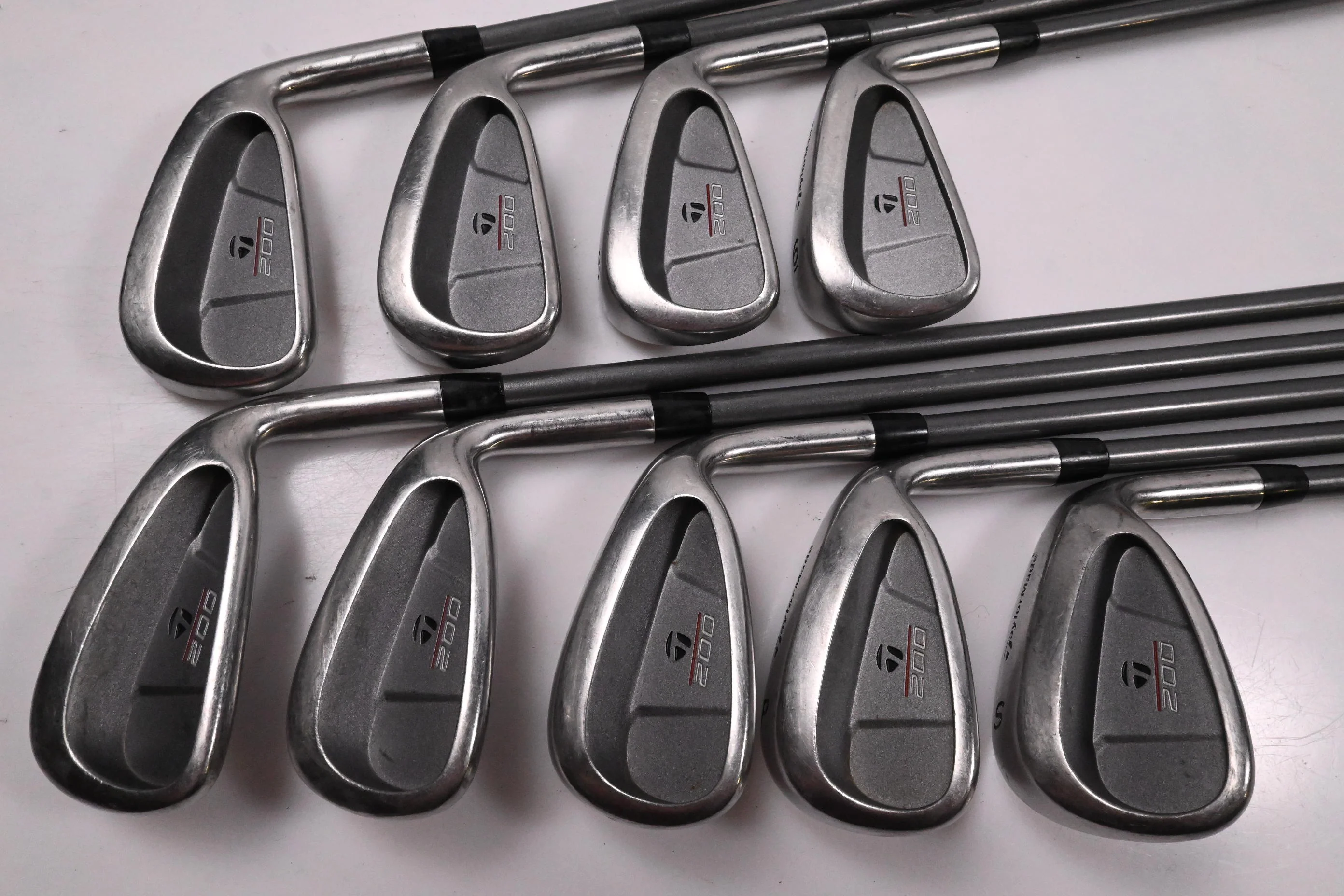 Taylormade 200 Steel Irons / 3-PW+SW / Regular Flex Taylormade Lite 80 Shafts - Image 2