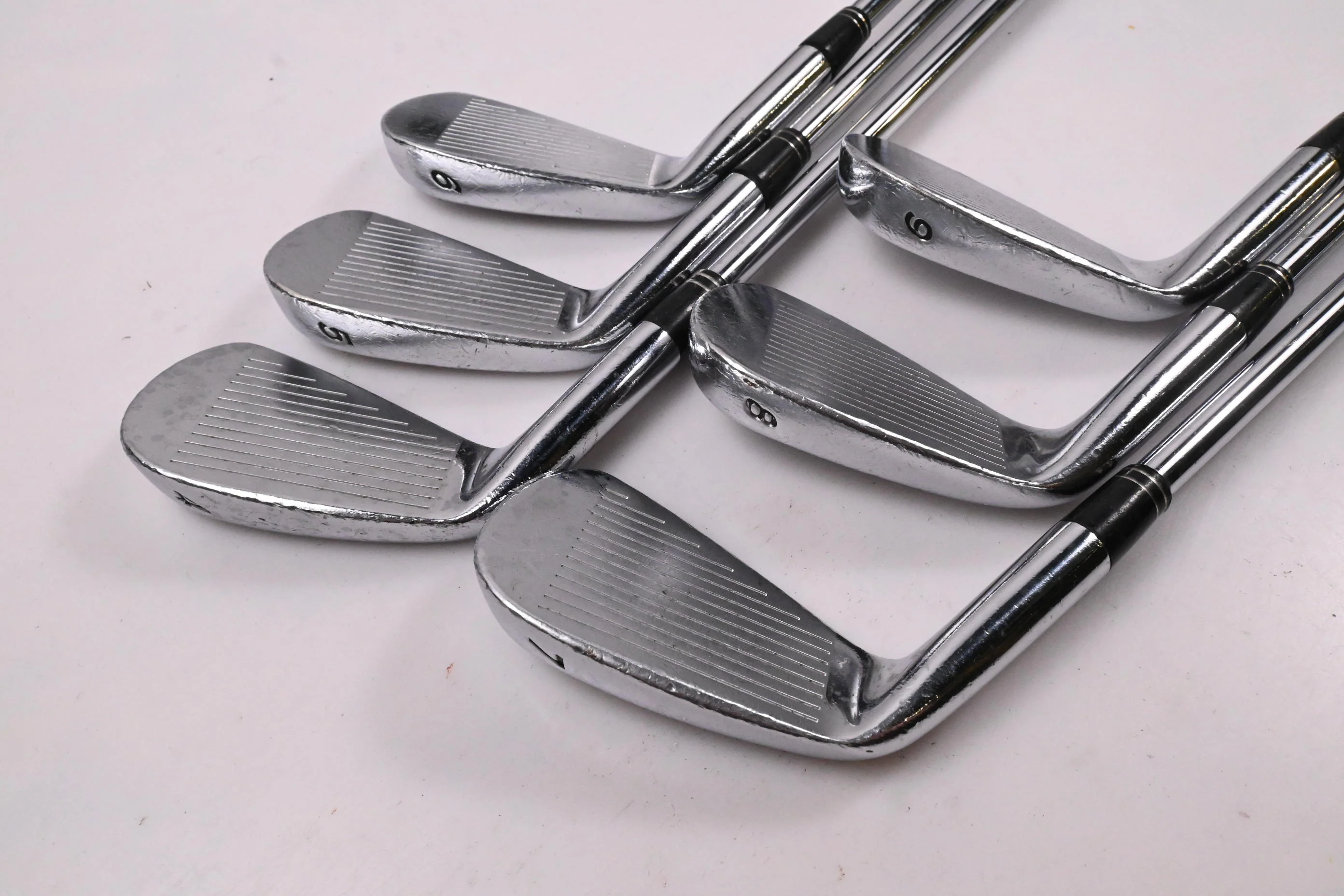 Taylormade 300 Forged Irons / 4-9i / Stiff Flex Rifle Flighted Shafts - Image 4