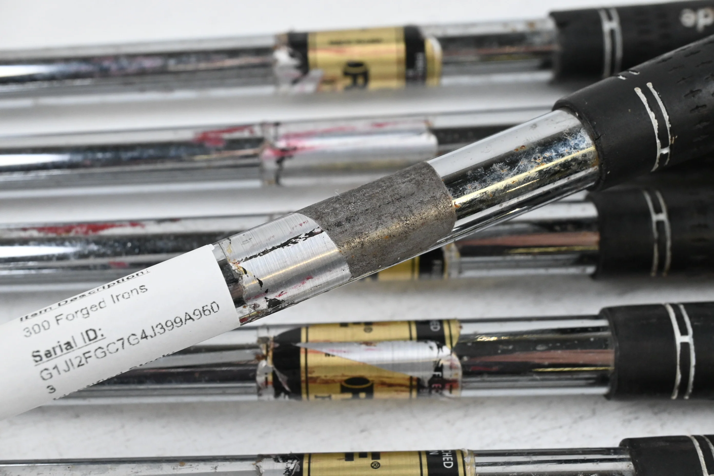 Taylormade 300 Forged Irons / 5-PW / Regular Flex Rifle Flighted Precision Shafts - Image 5