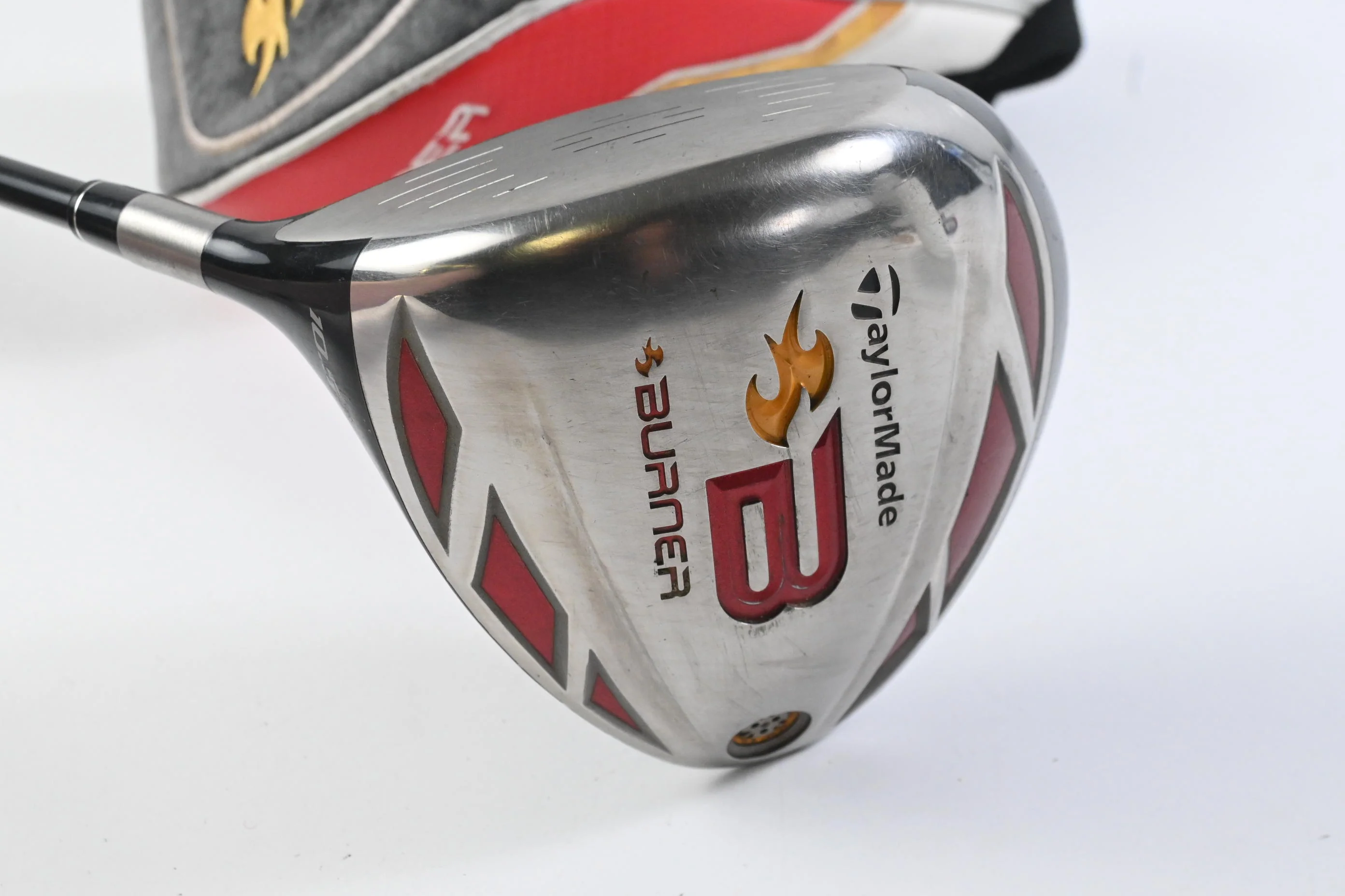 Left Hand Taylormade Burner 2008 Driver / 10.5 Degree / Regular Flex REAX 49 - Image 2