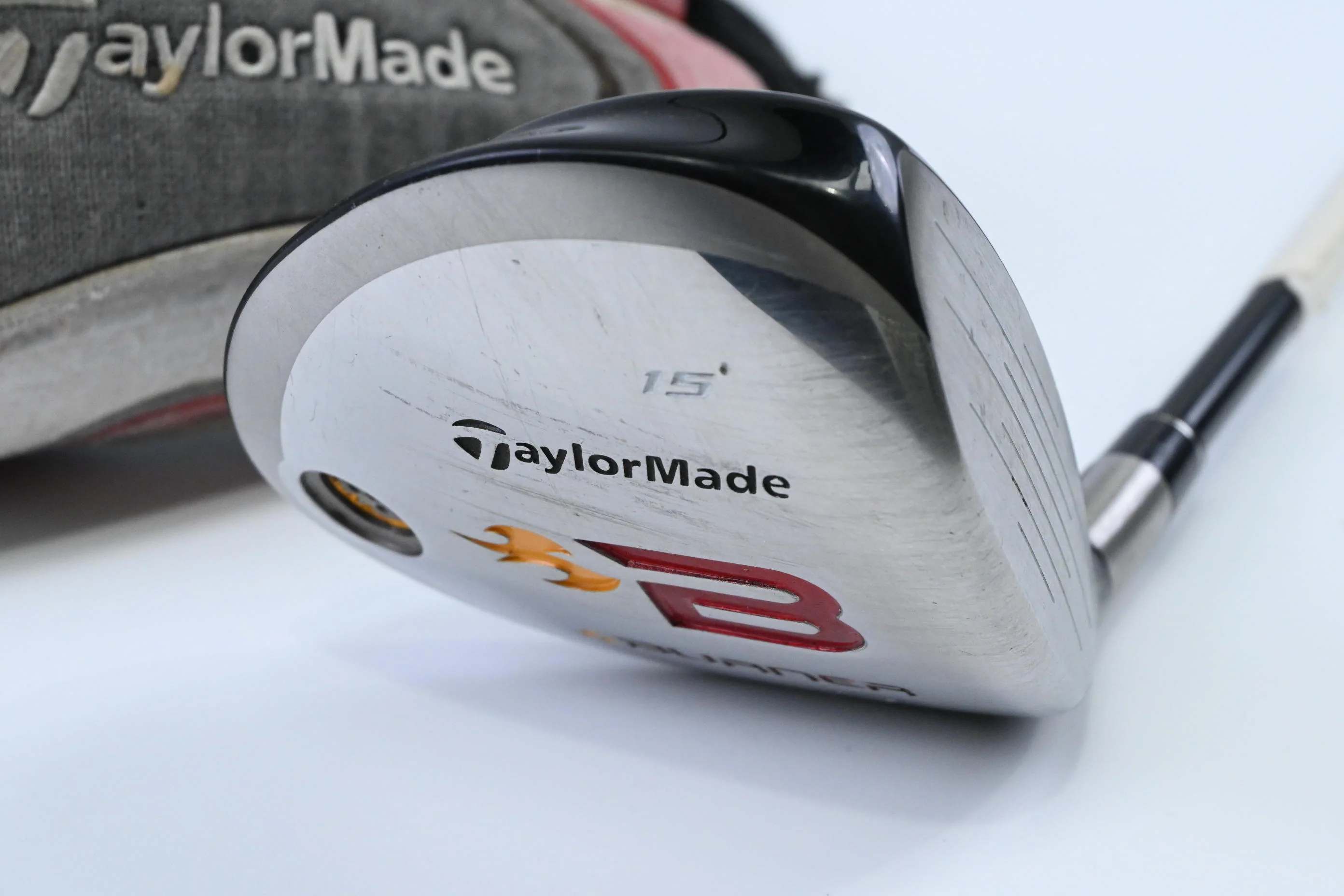 Taylormade Burner 2008 #3 Wood / 15 Degree / Stiff Flex Taylormade Reax 49 Shaft