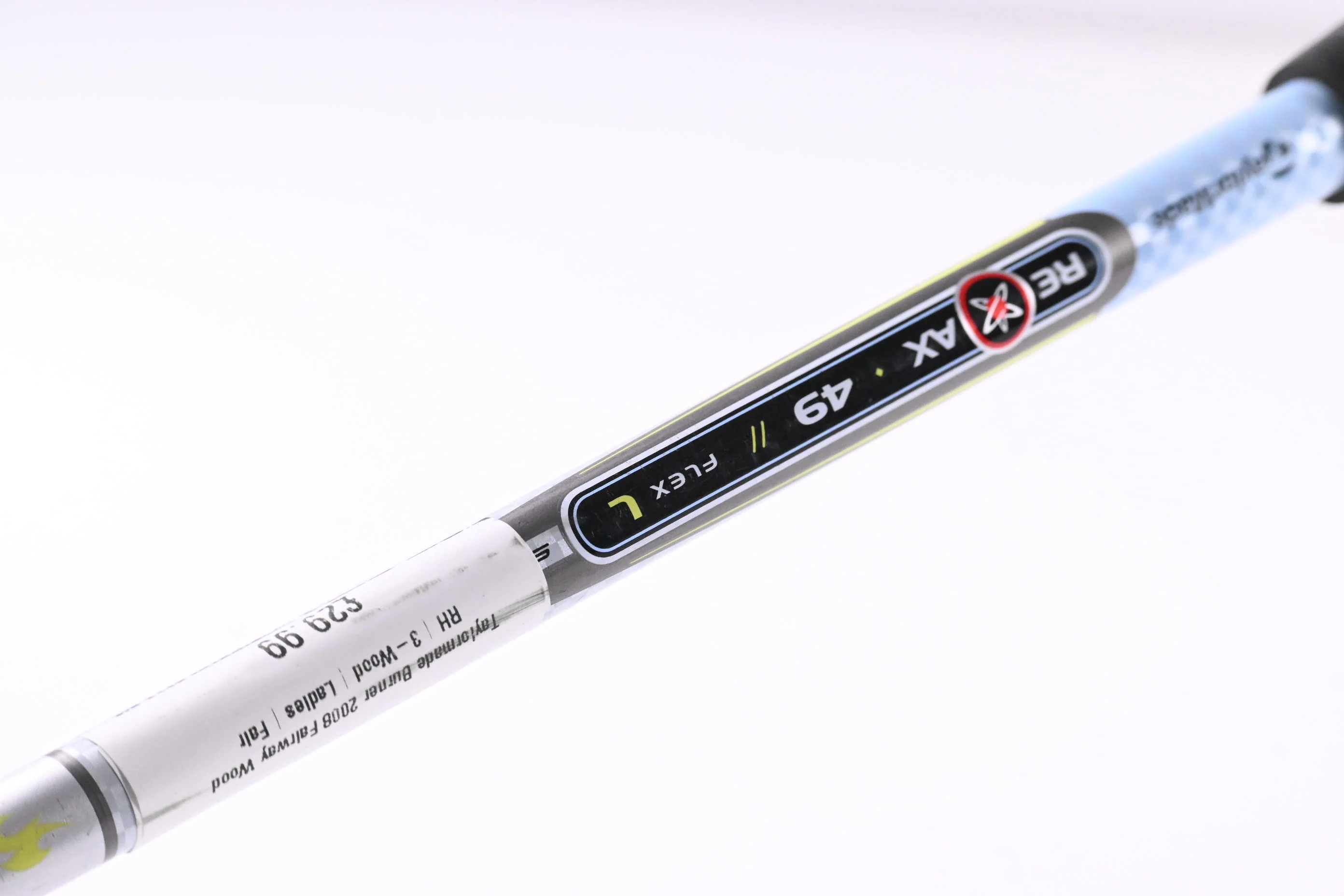 Left Hand Taylormade Burner 2008 #3 Wood / 15 Degree / Ladies Flex Reax 49 Shaft - Image 6