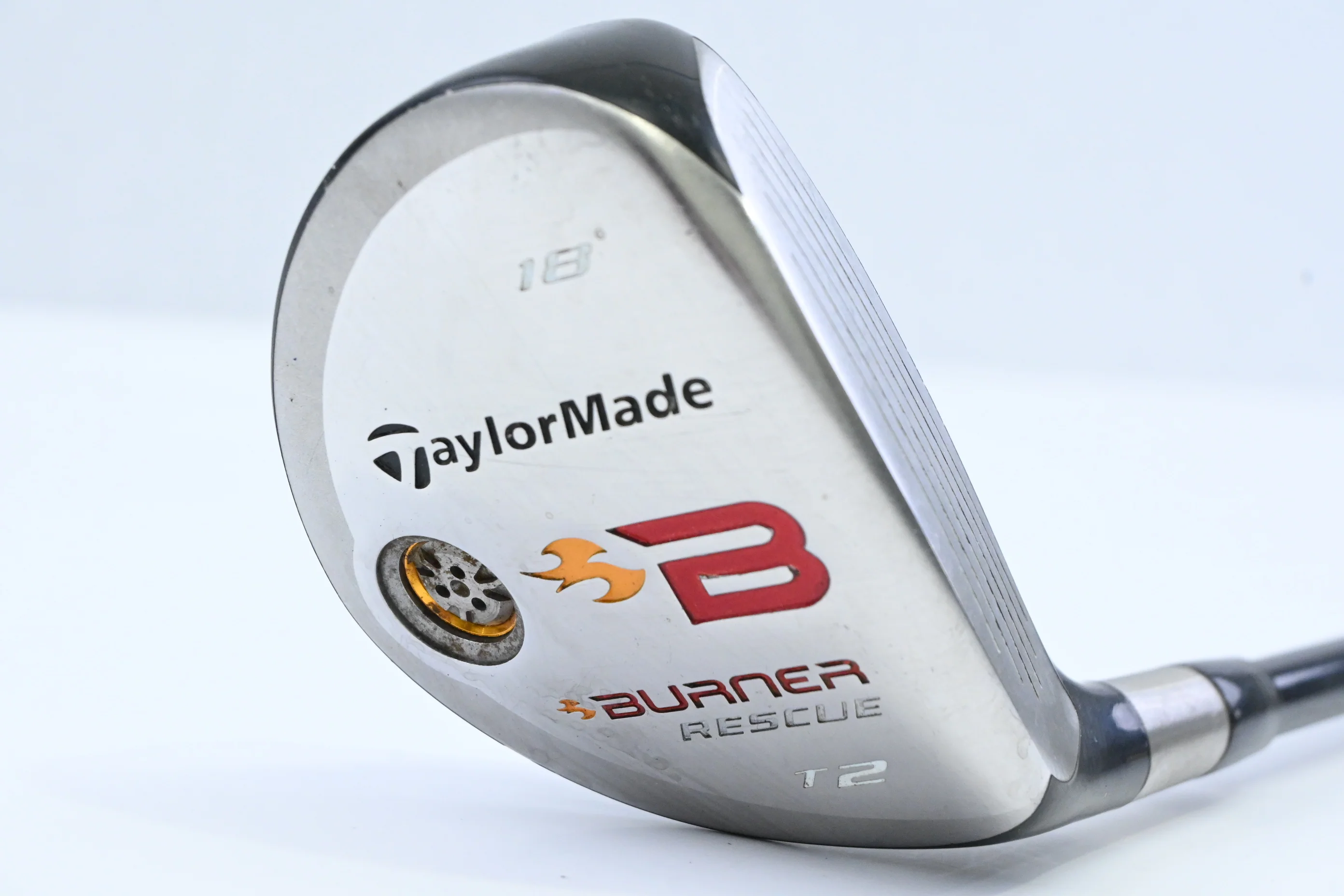 Taylormade Burner 2008 #2 Hybrid / 18 Degree / Stiff Flex Taylormade Reax 85
