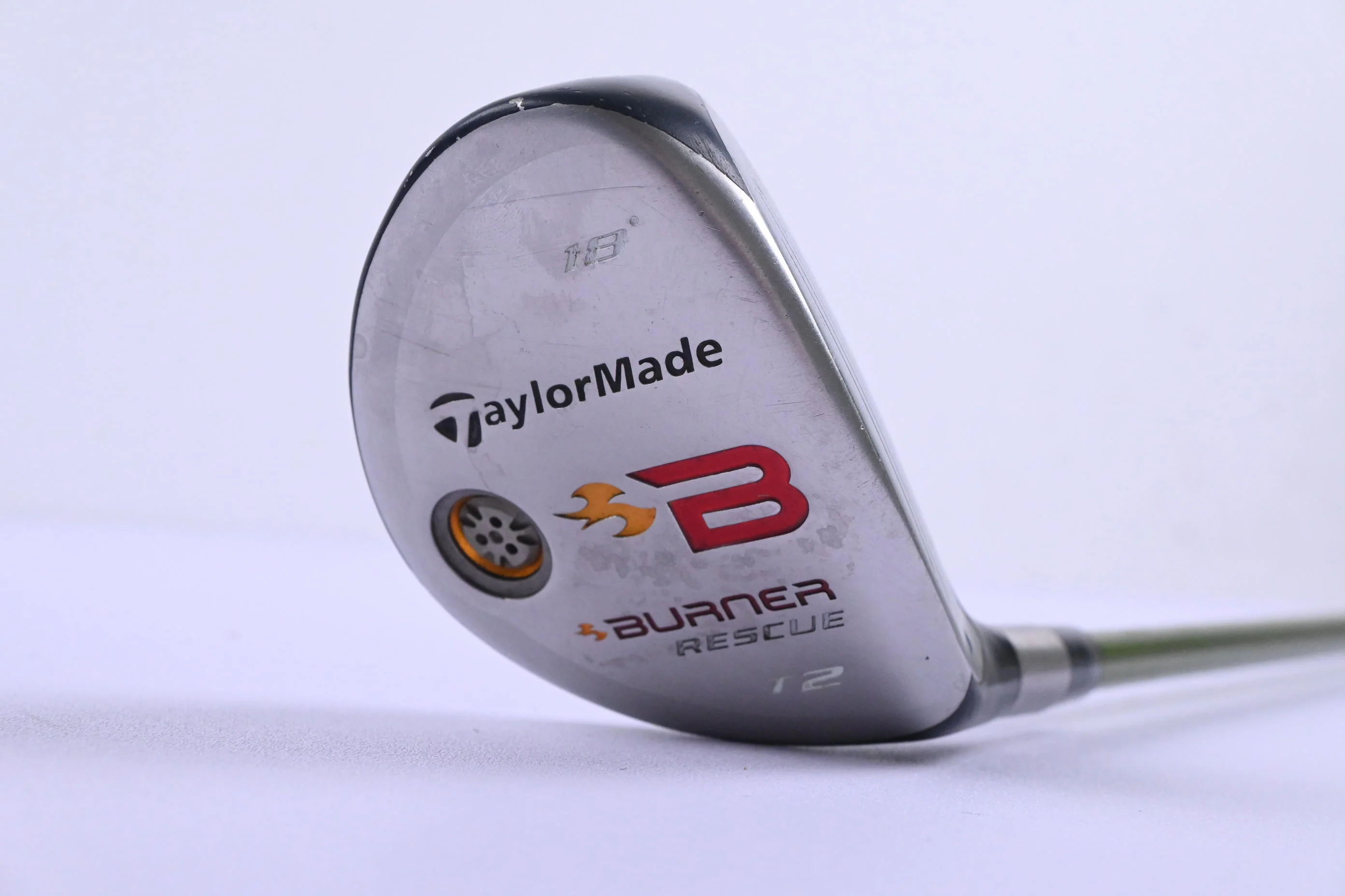 Taylormade Burner 2008 #2 Hybrid / 18 Degree / Stiff Flex Aldila NV Hybrid 85