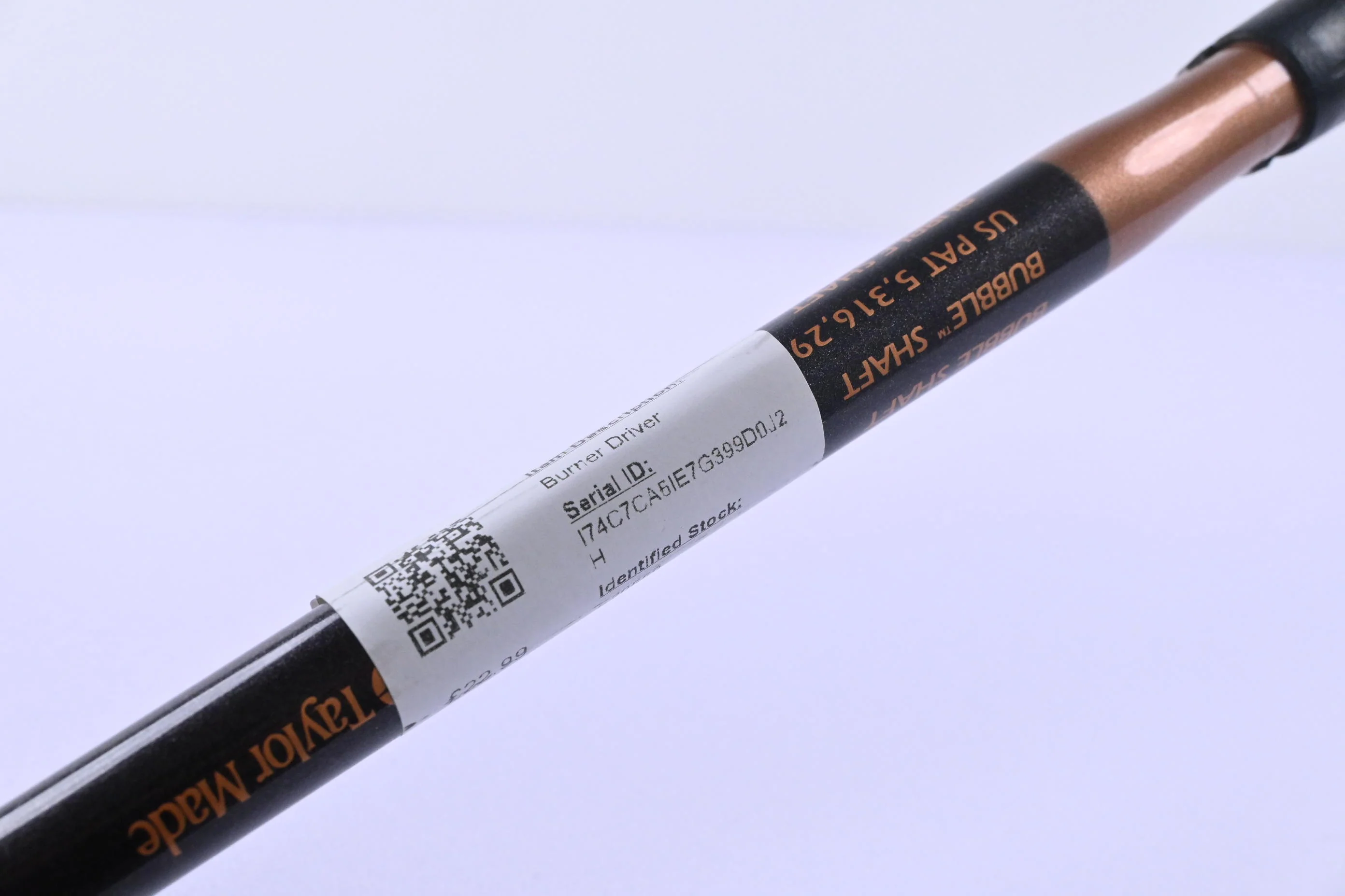 Taylormade Burner Driver / 10.5 Degree / Regular Flex Bubble 80 Shaft - Image 7