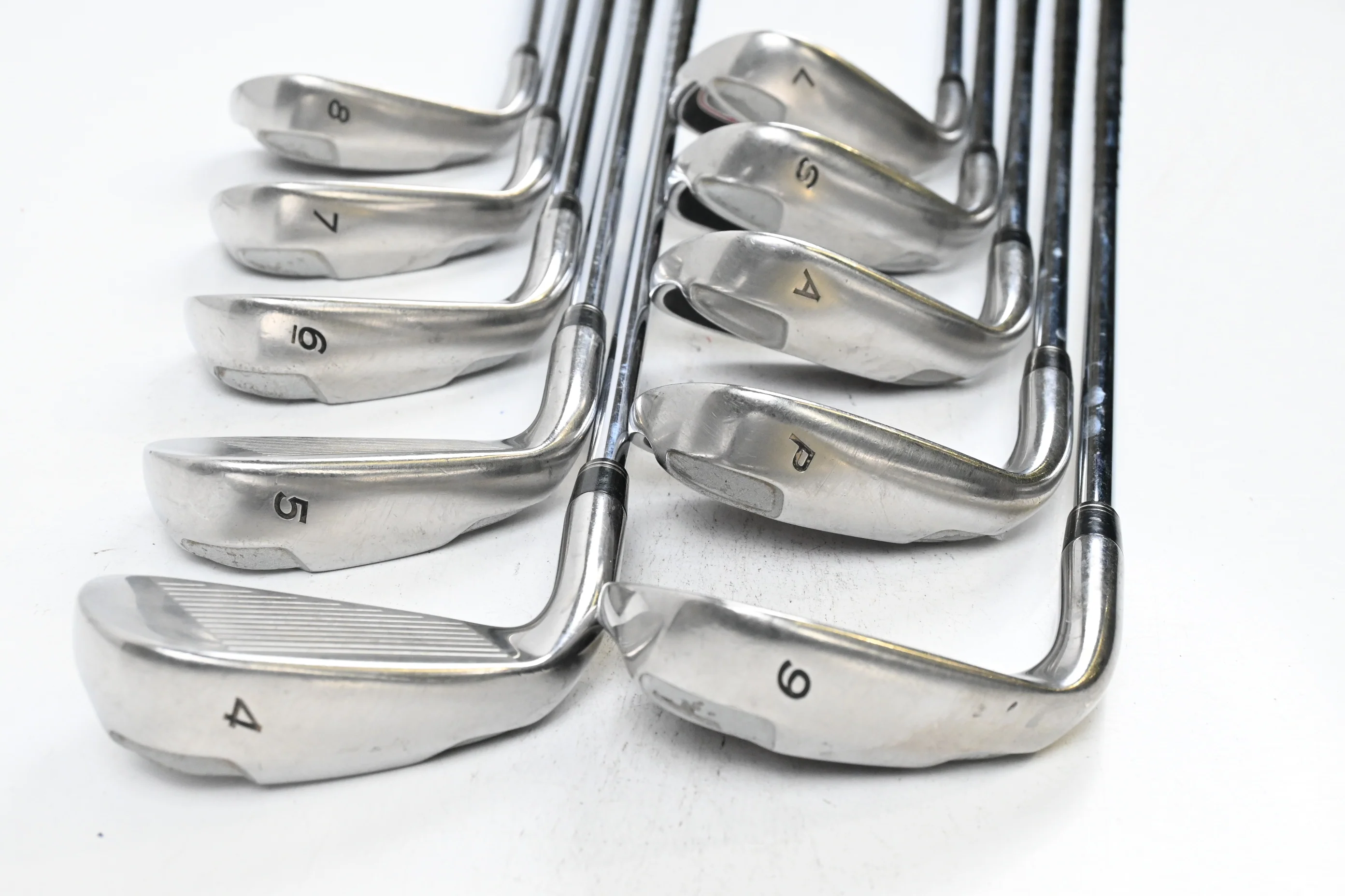 Taylormade Burner Plus Irons / 4-PW+GW+SW+LW / Regular Flex Burner 85 Shafts - Image 4