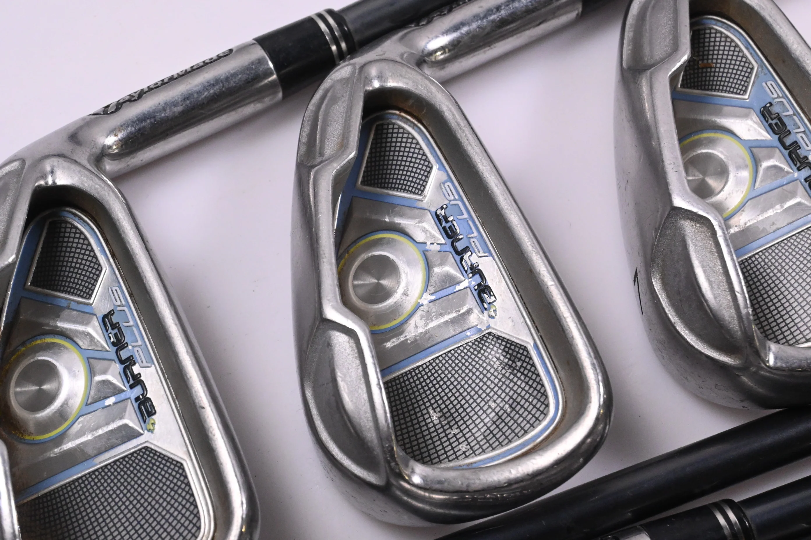 Ladies Taylormade Burner Plus Irons / 5-PW+SW / Ladies Flex Taylormade Reax 50