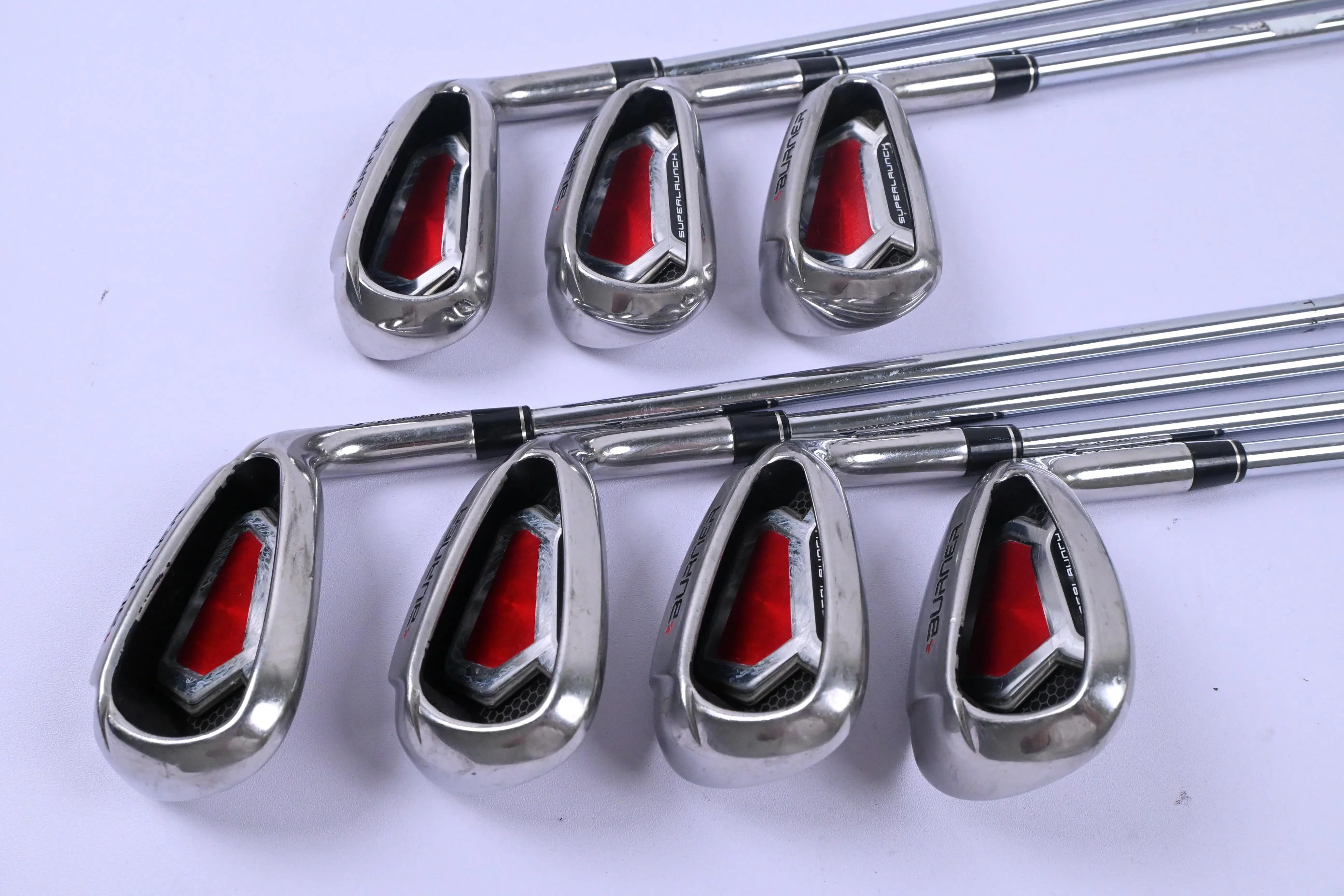 Taylormade Burner Superlaunch Irons / 5-PW+SW / Regular Flex Burner 85 Shafts - Image 2