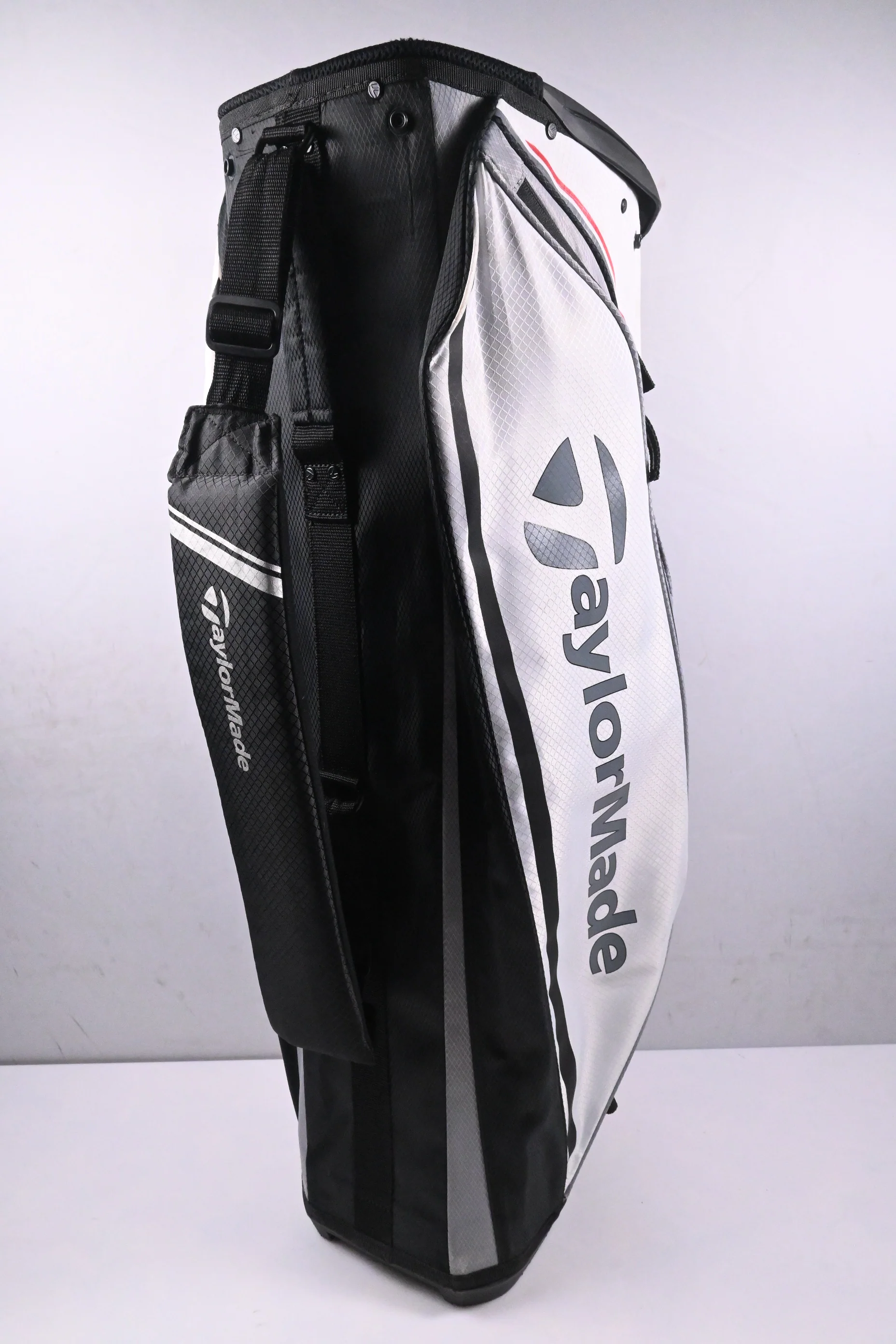 Taylormade San Clemente Cart Bag / 10-Way Divider / White, Black - Image 2