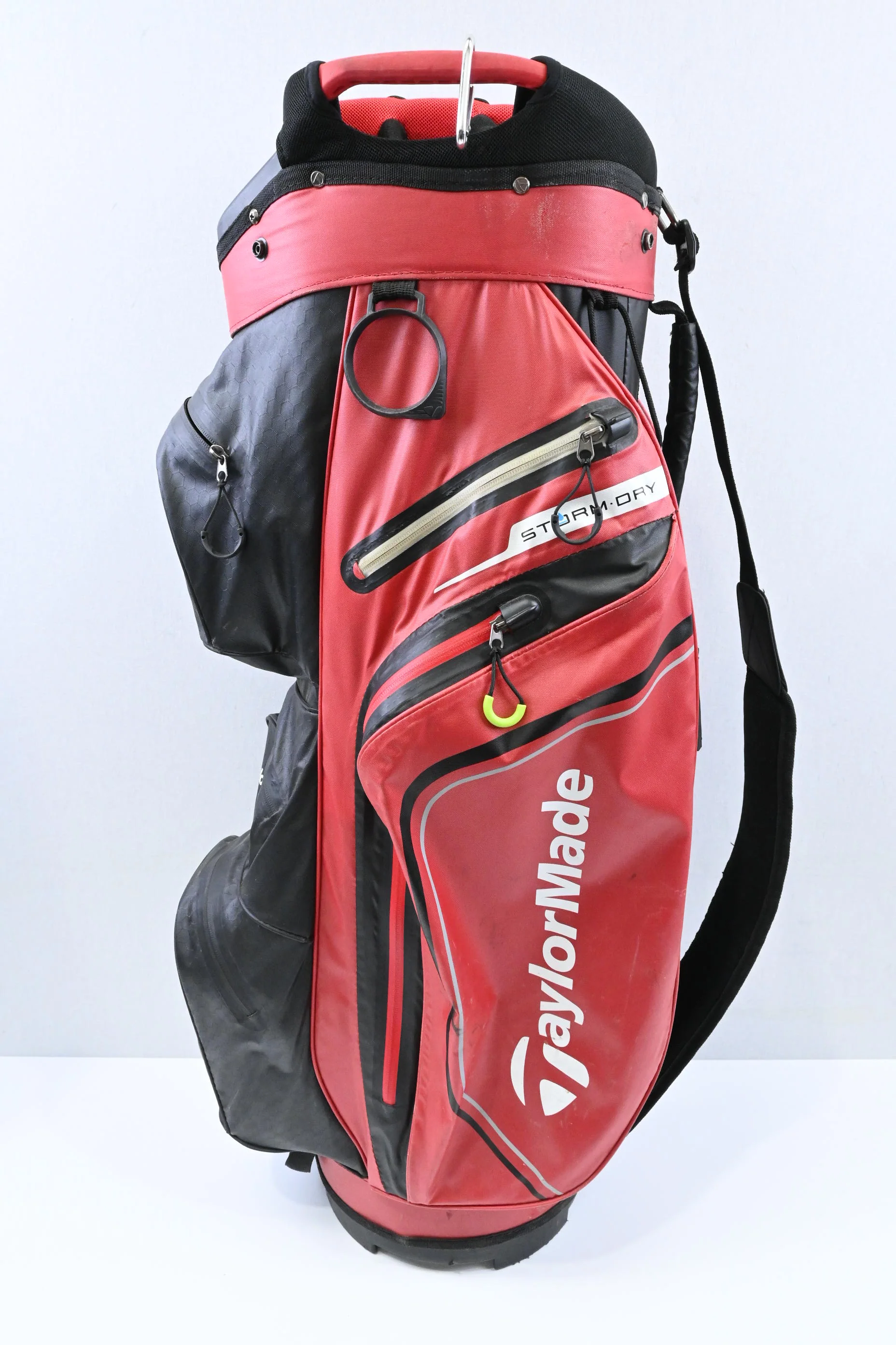 Taylormade Storm Dry Cart Bag / 14-Way / Red, Black