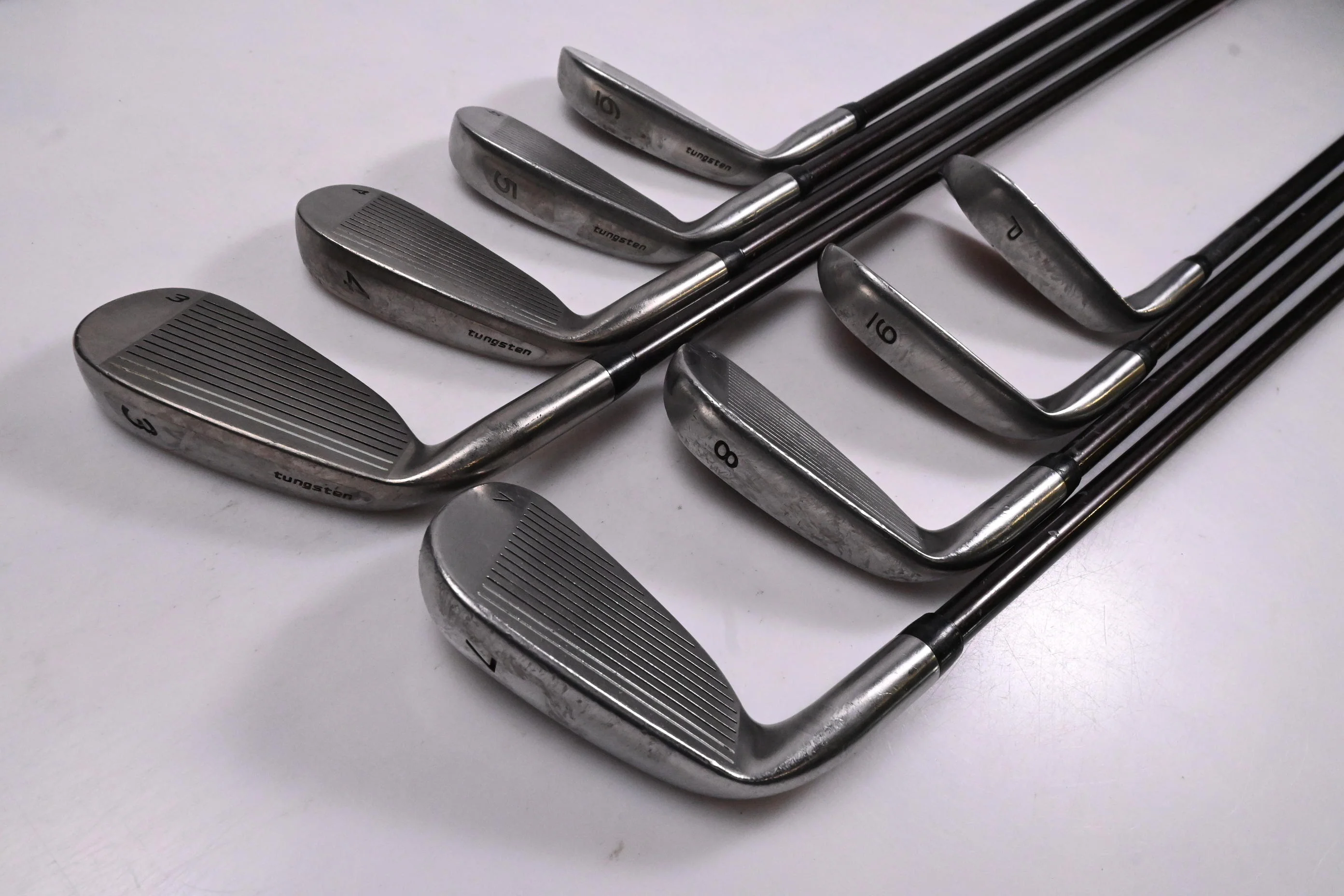 Taylormade Firesole Irons / 3-PW / Stiff Flex Taylormade Bubble 90 Shafts - Image 4