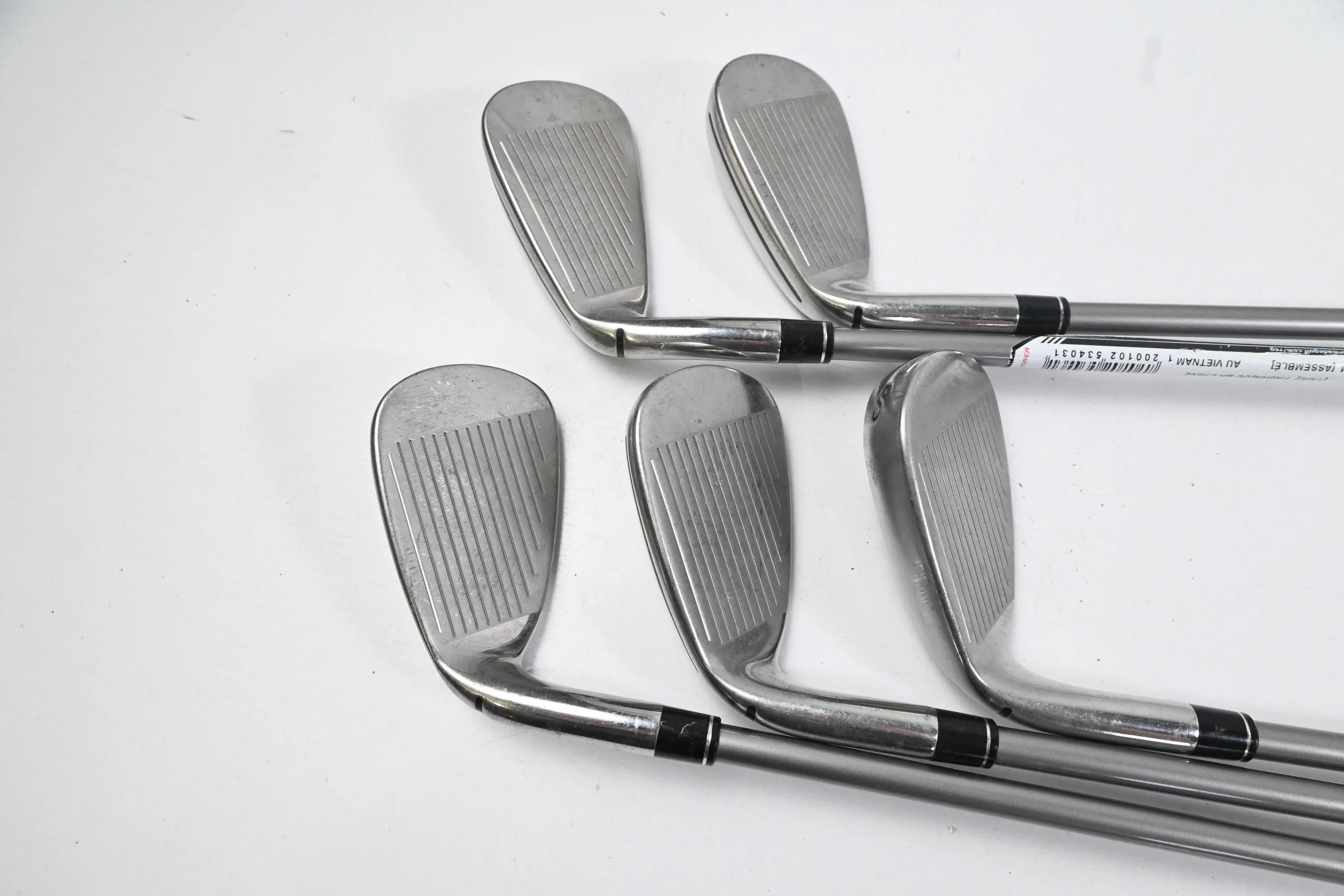 Ladies Taylormade Kalea Gold Irons / 7-PW+SW / Ladies Flex Kalea 40 Shafts - Image 3