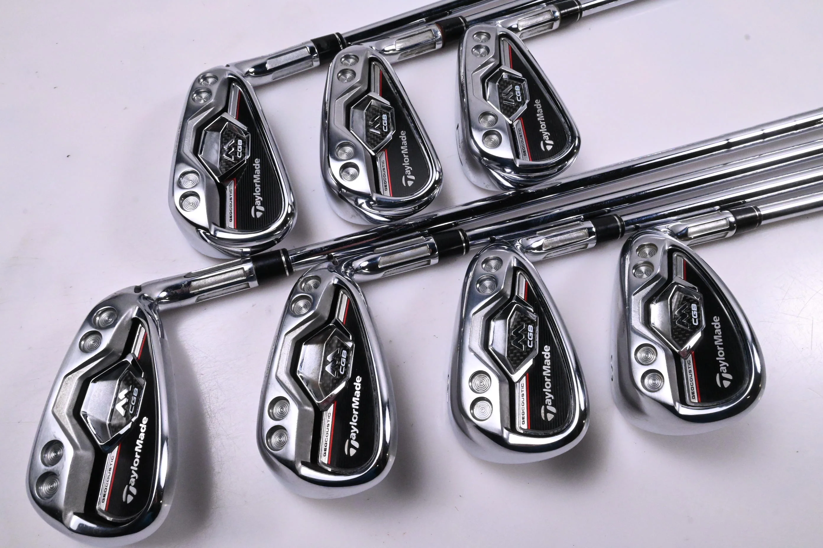 Taylormade M CGB Irons / 5-PW+SW / Regular Flex N.S.Pro 850GH Shafts - Image 2