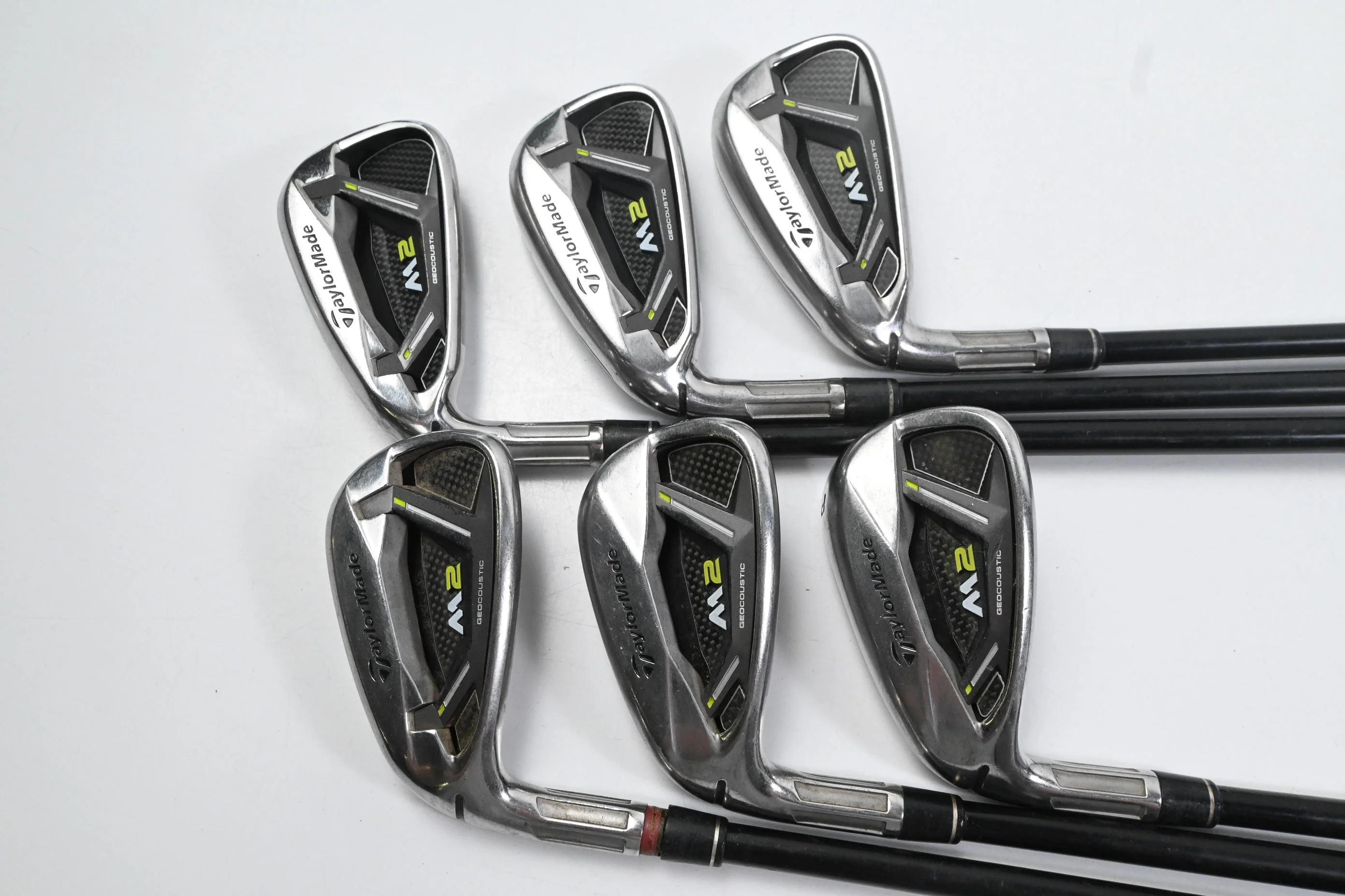 Left Hand Taylormade M2 2017 Irons / 5-PW / Regular Flex Kuro Kage 70 Shafts - Image 2