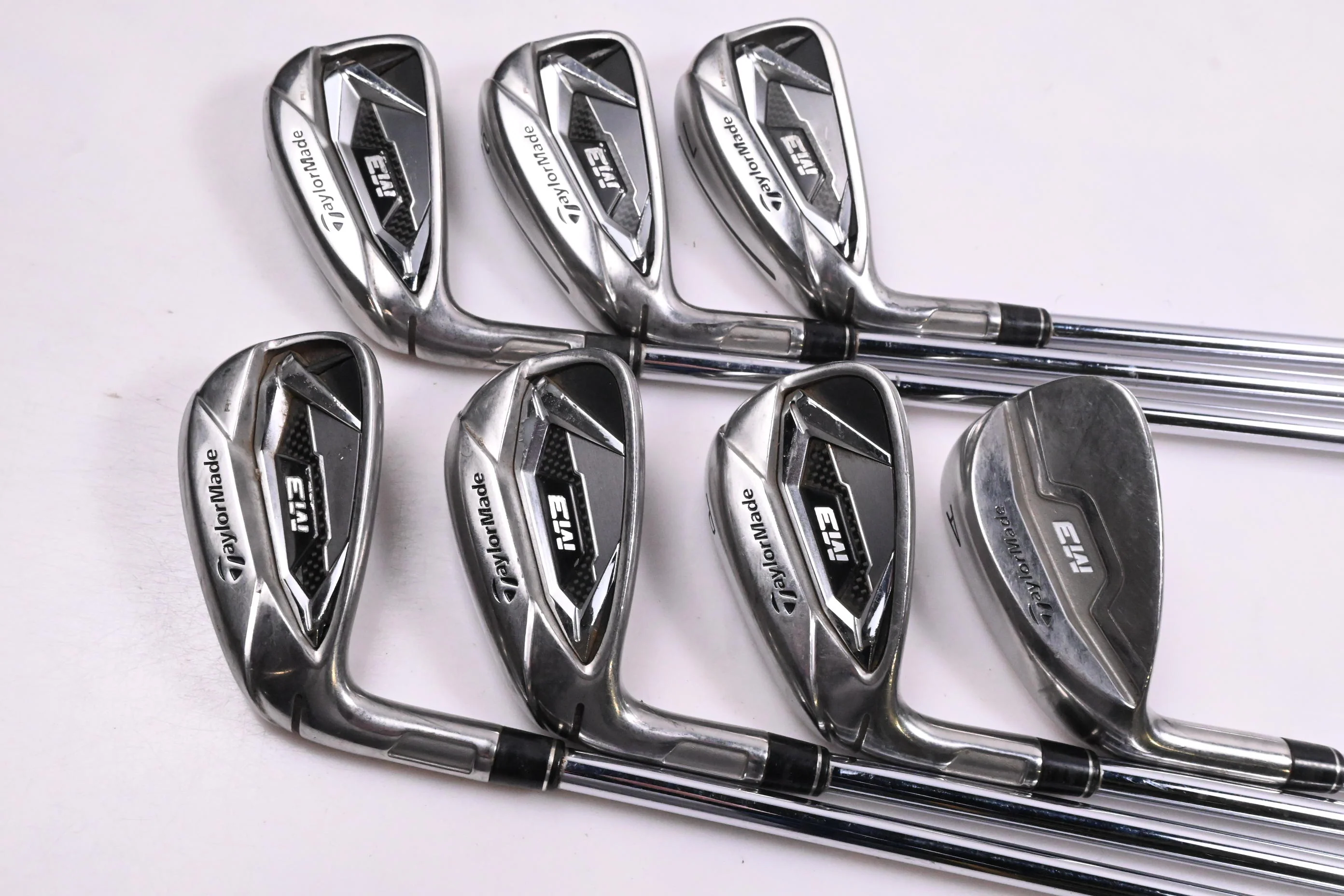 Left Hand Taylormade M3 Irons / 5-PW+GW / Regular Flex XP 100 R300 Shafts - Image 2